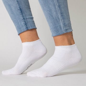 OCCULTO Sneakersocken Damen Sneaker Socken aus Bio-Baumwolle 6er Pack (Modell: Jana) (6-Paar)