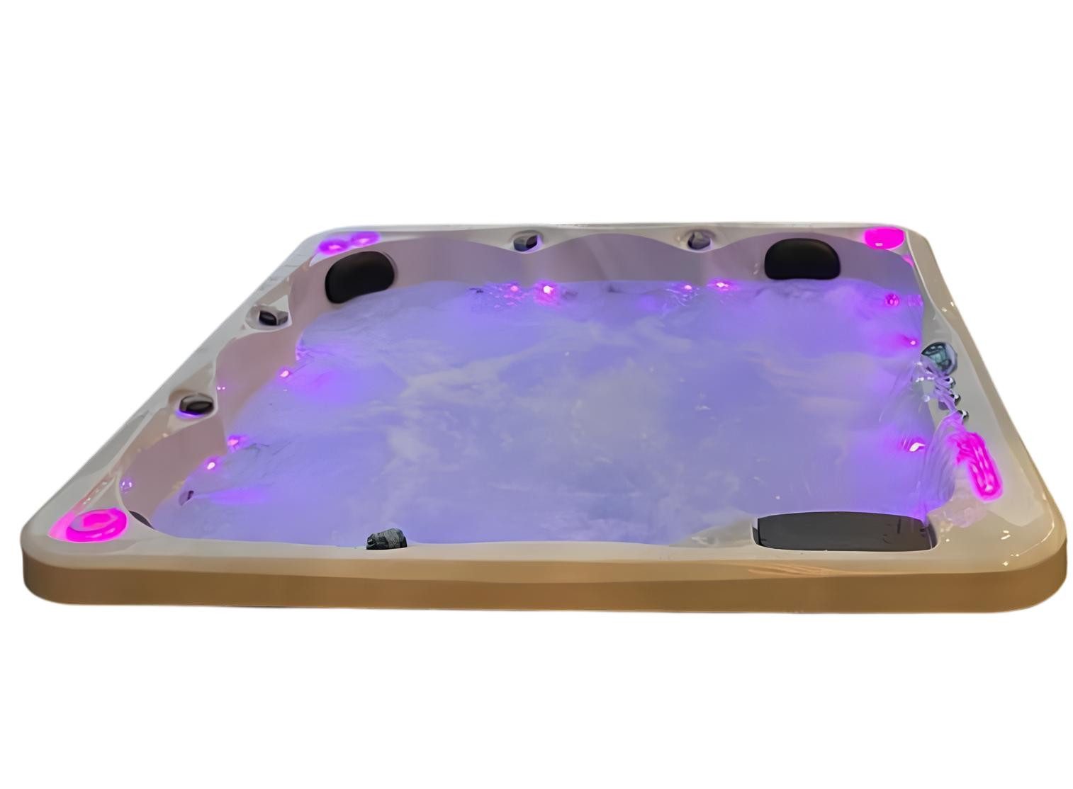 JVmoebel Whirlpool-Badewanne Blubberbad Außenwhirlpool - Acryl mit Massagedüsen, (1-tlg), Made in Europa