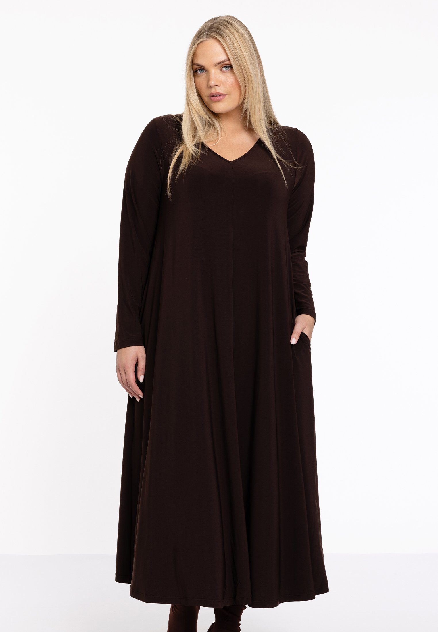 Yoek A-Linien-Kleid Große Größen