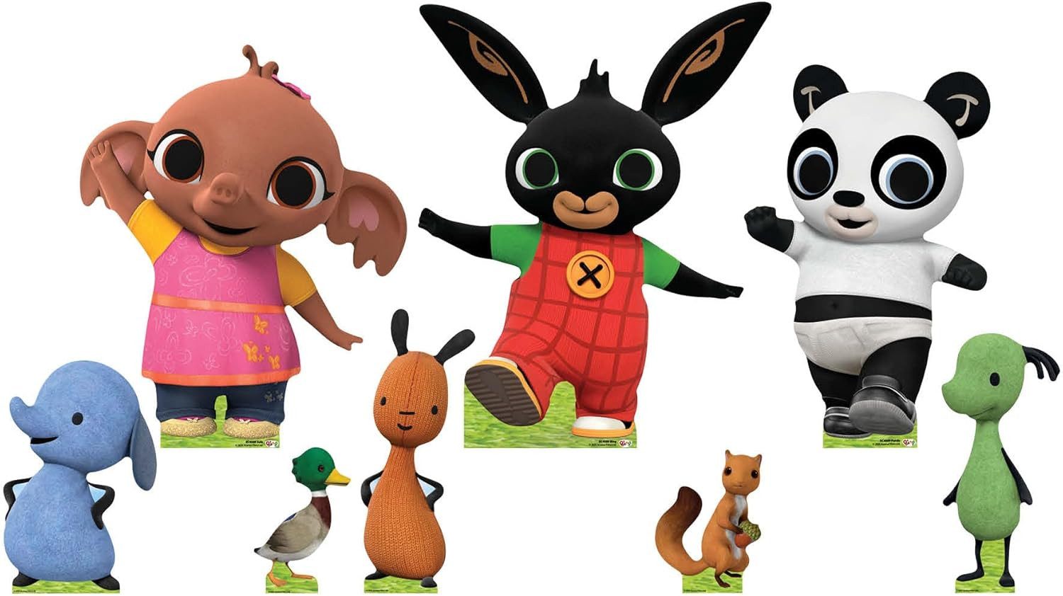 Dekofigur Pappaufsteller Set Bing und Freunde