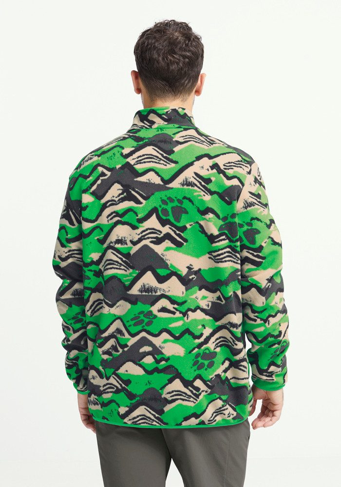 Jack Wolfskin Stehkragenpullover PAW ERA 100 PRINT HZ M