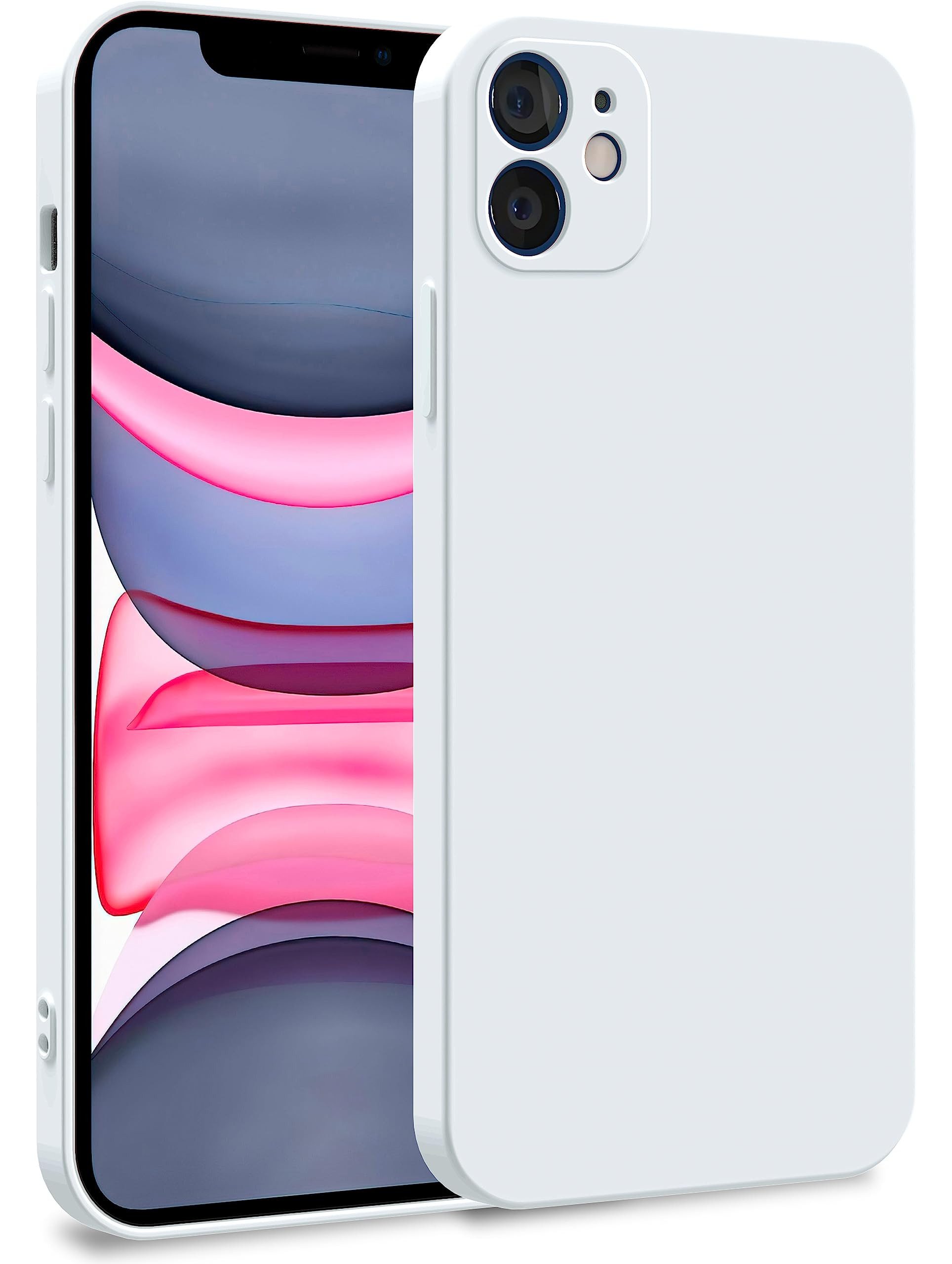 MyGadget Handyhülle Silikon Hülle für Apple iPhone 11, Zweilagige mit Kameraschutz Cover mit Innenfutter & Silikon außen