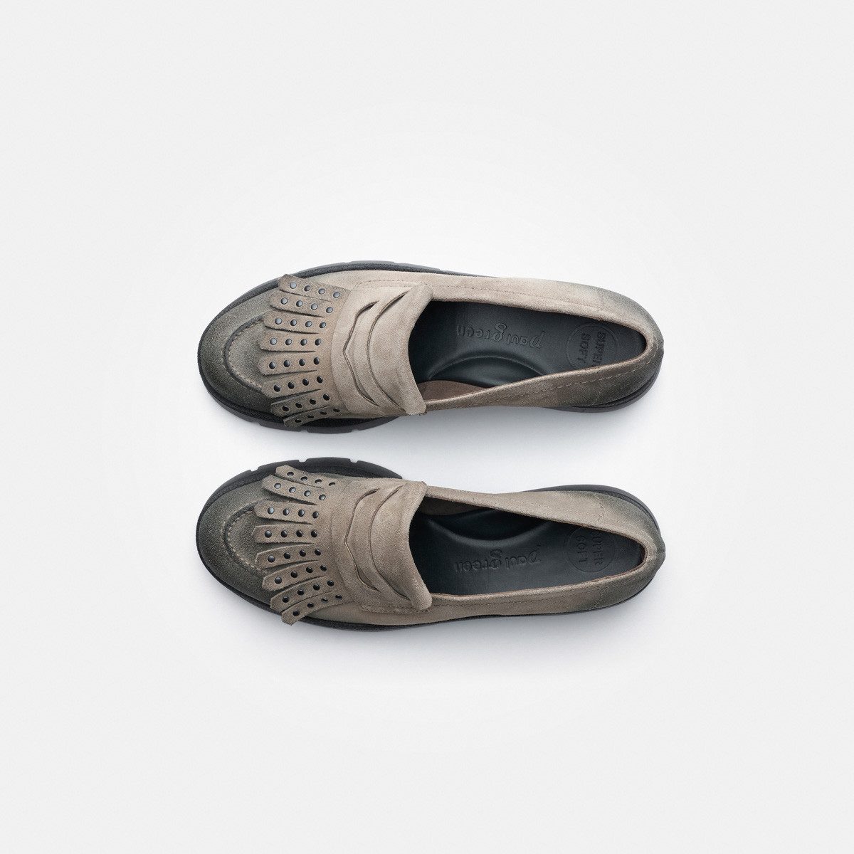 Paul Green Paul Green 1118-026, Slipper & Mokassin, Grau, Damen Slipper