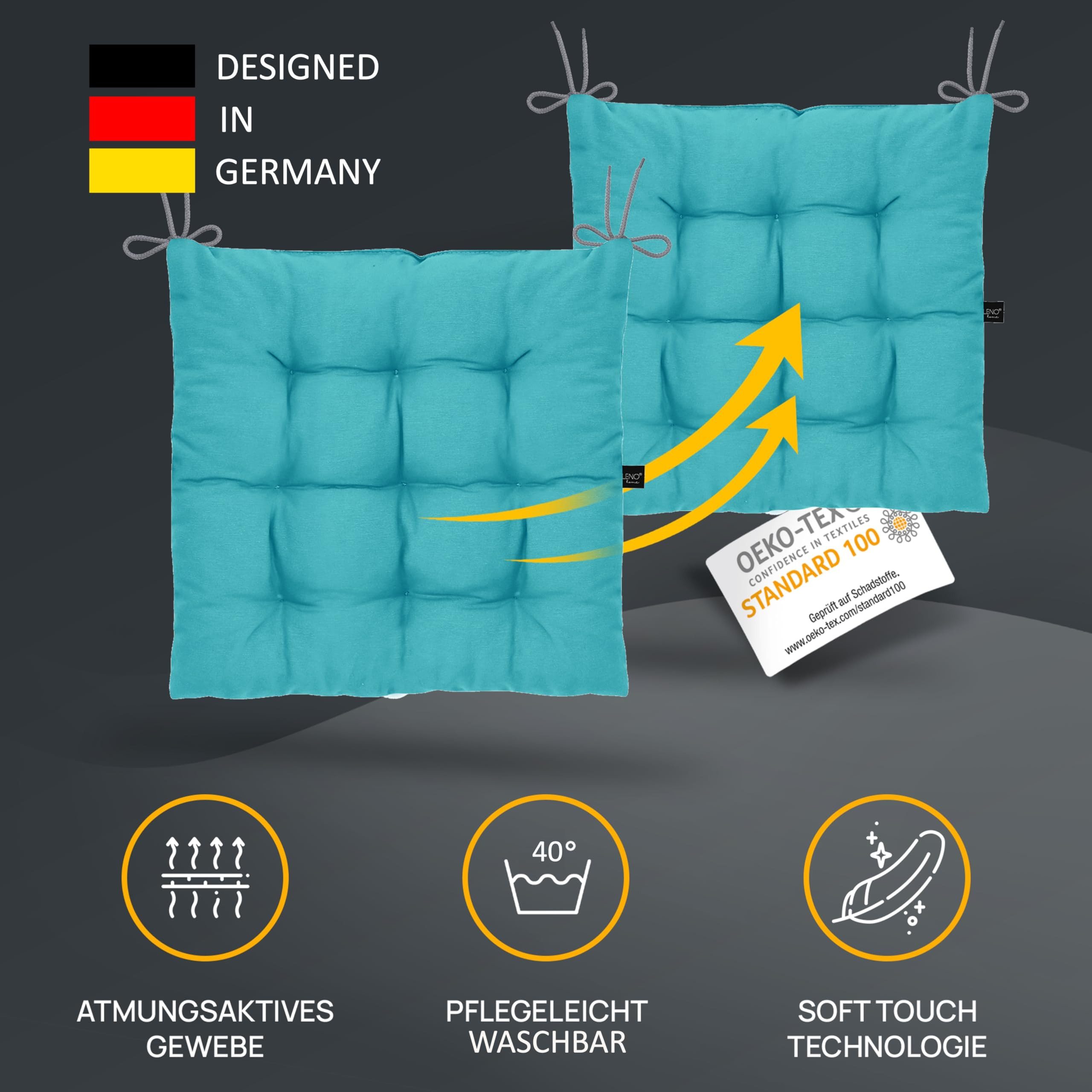 LILENO HOME Stuhlkissen Sitzkissen für Gartenstuhl, günstig online kaufen