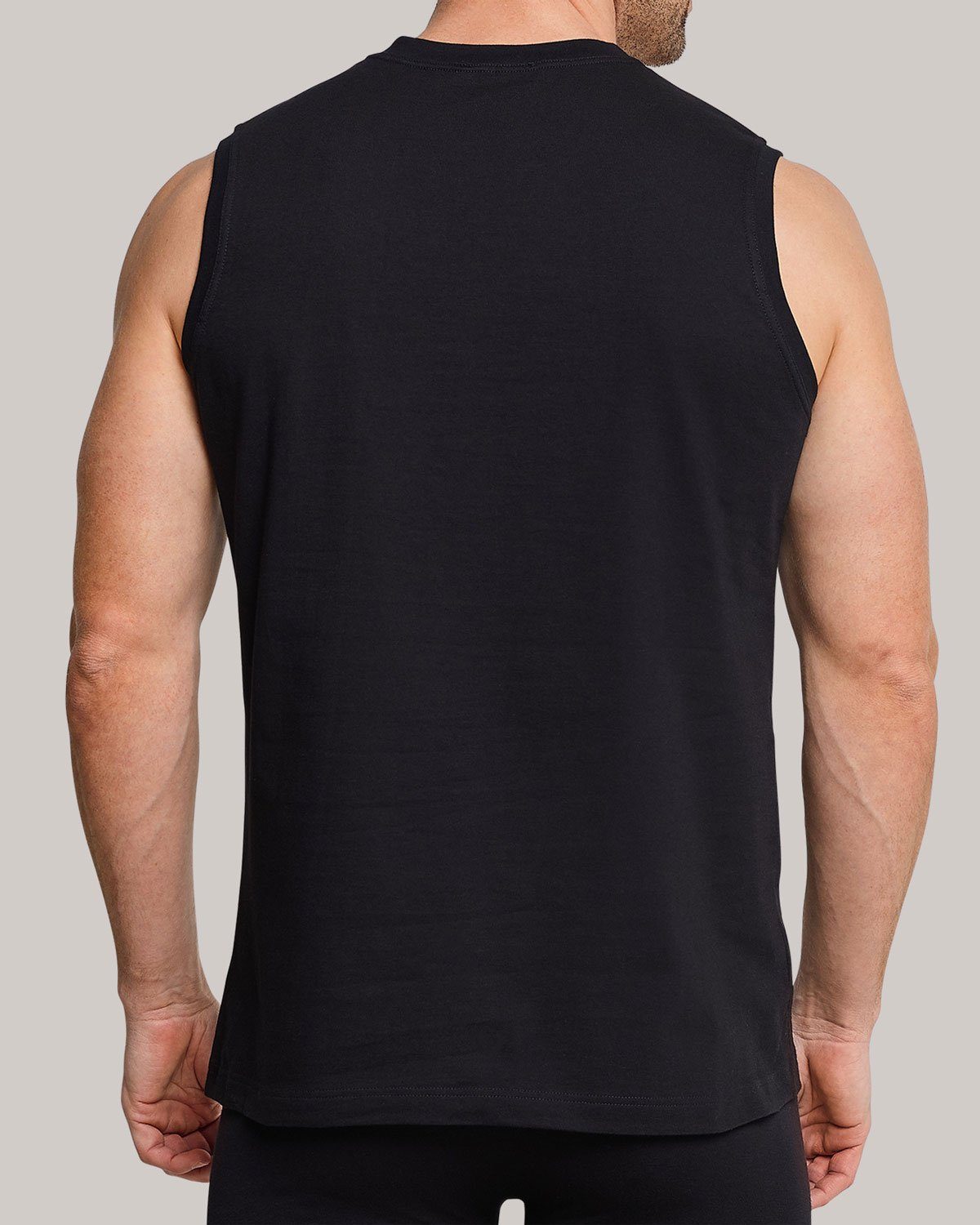 Schiesser Unterhemd Essentials (Mehrpack, 4-St) Muskelshirt ärmellos, im 4e günstig online kaufen