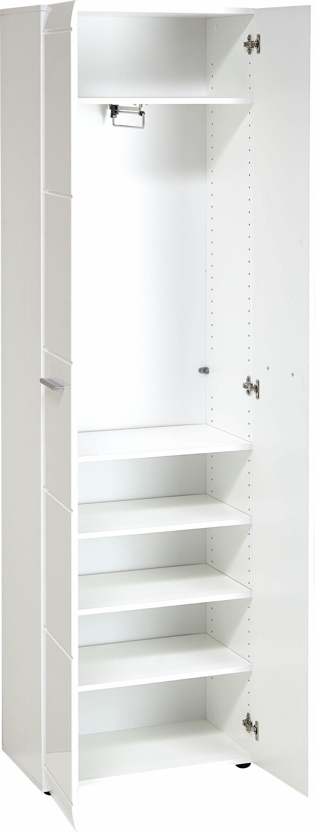 GERMANIA Garderobenschrank Adana Breite 59cm, Kleiderstange, verstellbare Böden, Made in Germany – Bild 2 von 5