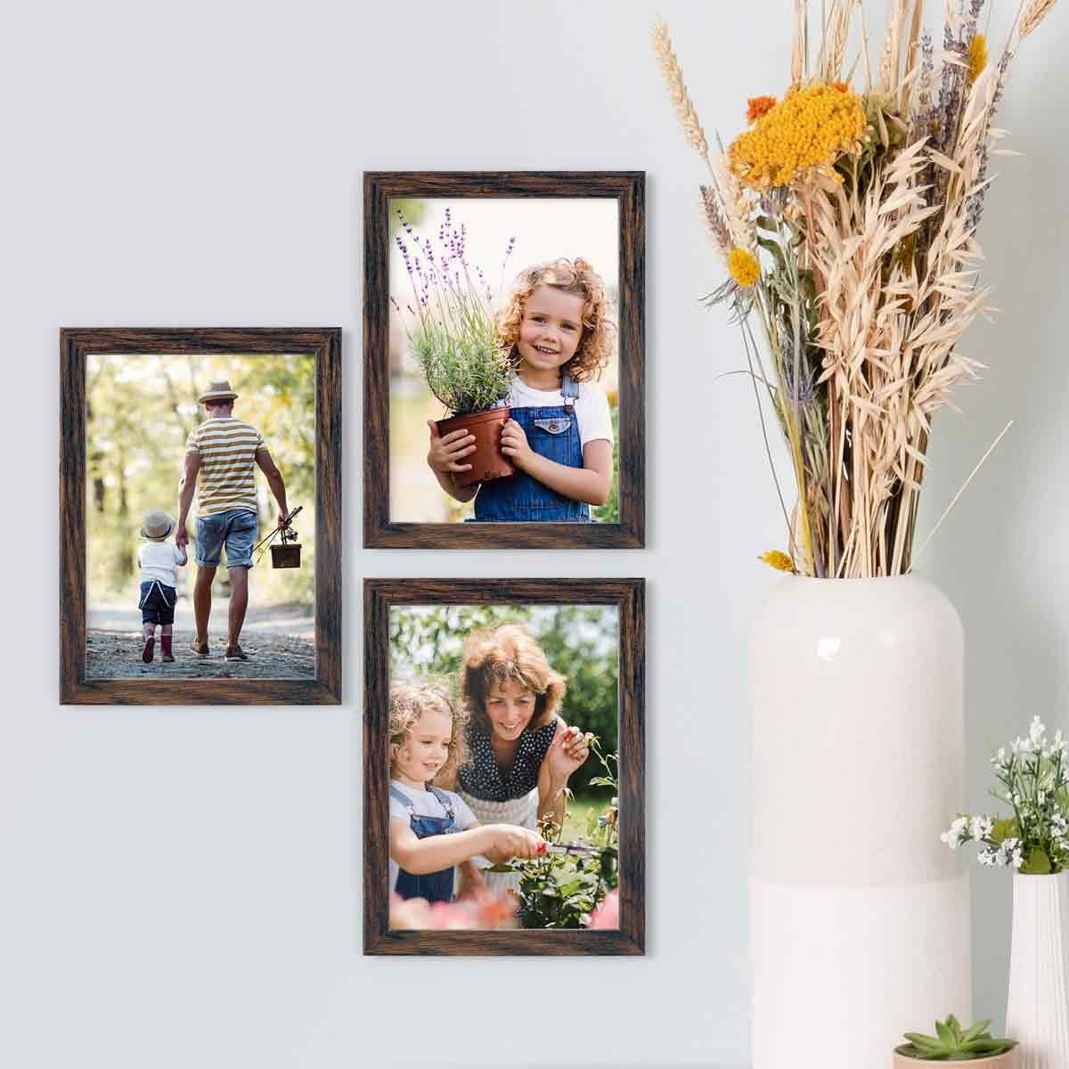 PHOTOLINI Bilderrahmen Poster-Einzelrahmen Modern Schmal günstig online kaufen