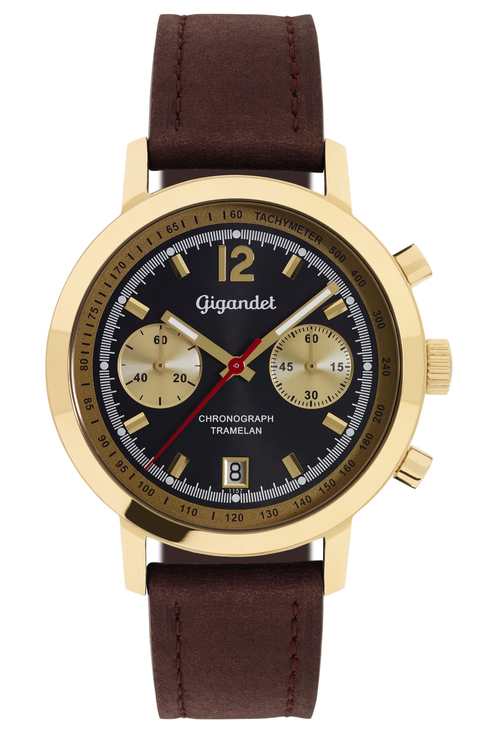 Chronograph Armbanduhr, Herrenuhr, Sportuhr, 43mm, TRAMELAN G10-009