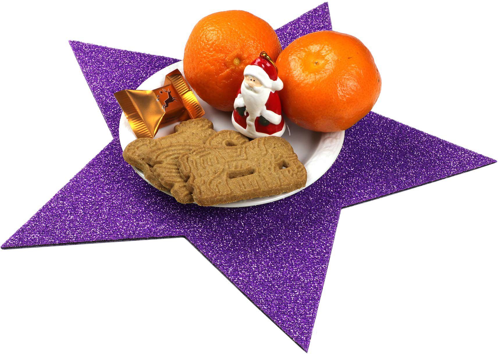 Primaflor-Ideen in Textil Platzset Stern, Weihnachtsdeko, günstig online kaufen