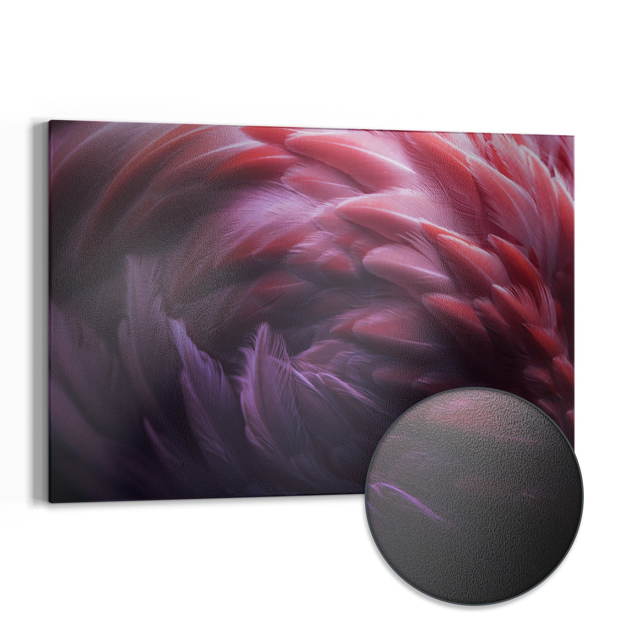 DEQORI Magnettafel 'Rosarote Pracht', Metall Whiteboard für alle Magnete, Magnetboard magnetisch