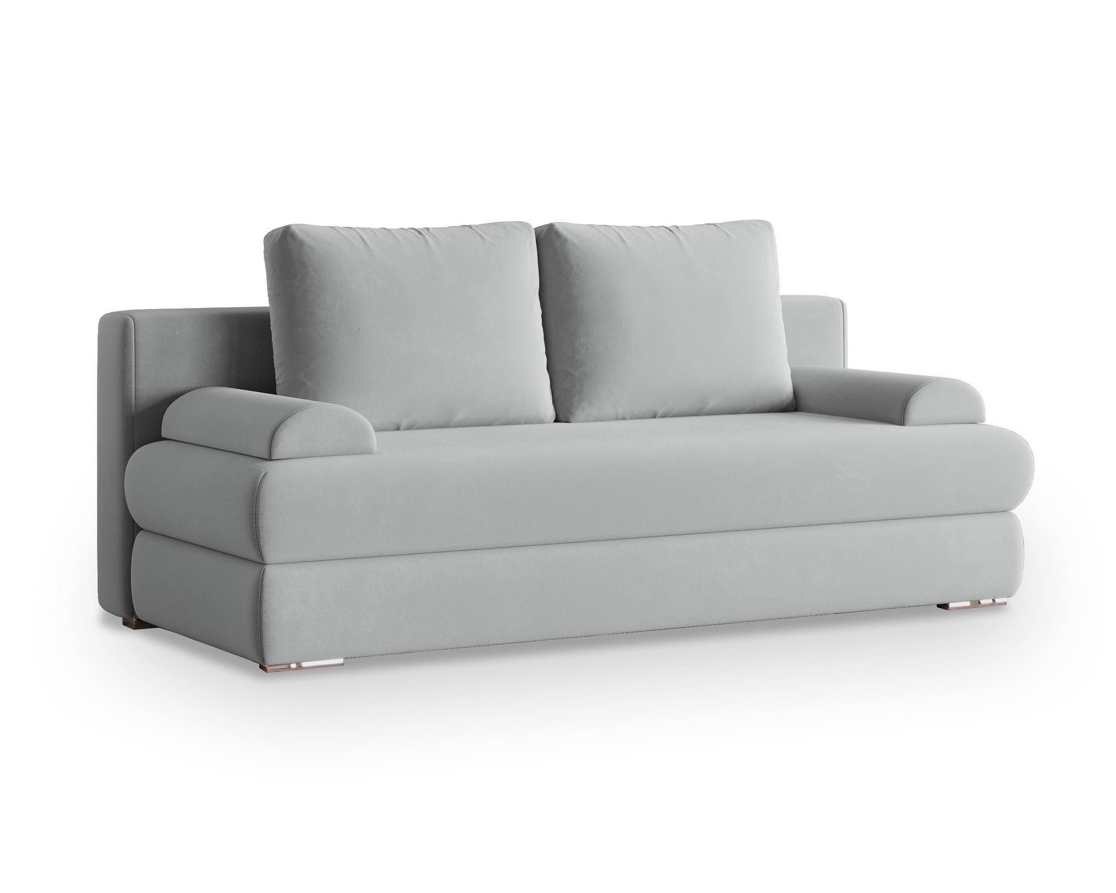 Masseno Sofa ASPERO mit Schlaffunktion, Schlafsofa, Couch mit Bettkasten
