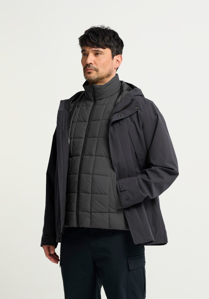 Jack Wolfskin 3-in-1-Funktionsjacke COLD CAMP 3IN1 JKT M 3-in-1 Jacke, wasser- und winddicht, warm