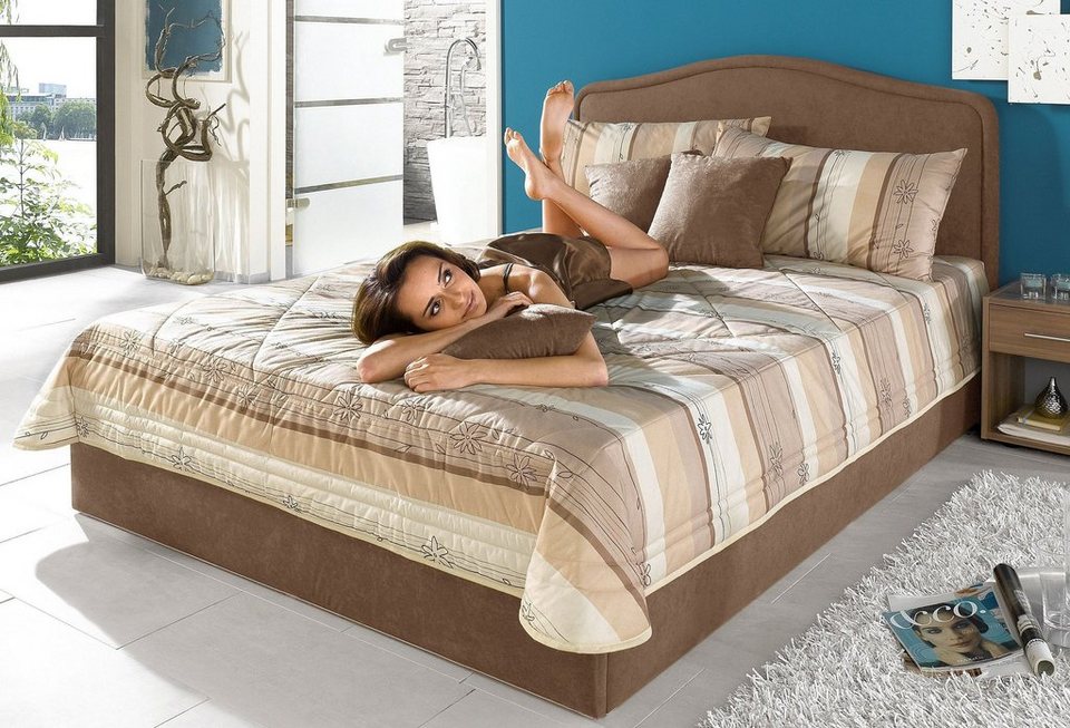 Westfalia Schlafkomfort Polsterbett, mit Bettkasten, Inklusive Lattenrost  und Matratze