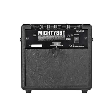 Nux Mighty 8BT Gitarren-Verstärker mit Klinkenkabel Verstärker (8,00 W)