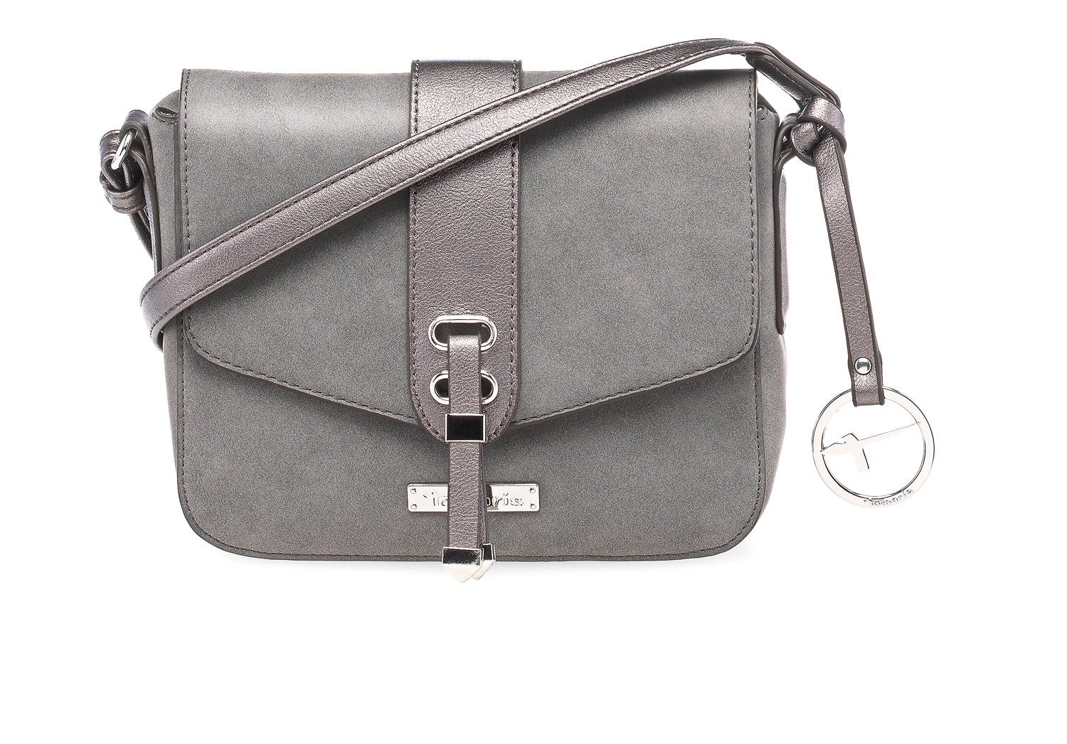 Umhängetasche, S grau (Set), Umhängetasche Tamaris schmückende Damen Ösen Crossbody Vina Bag