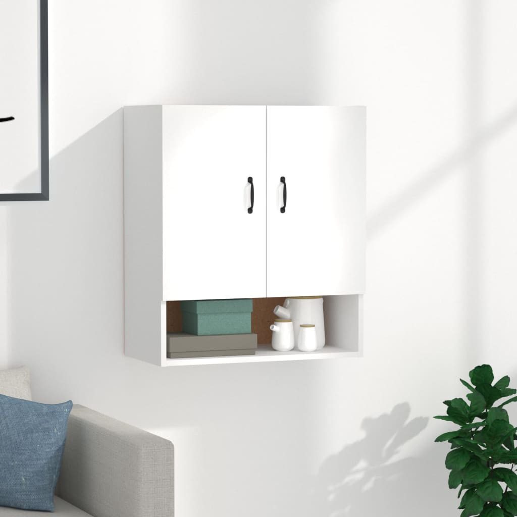 vidaXL Hängeschrank NA Hängeschrank Wandschrank Weiß 60x31x70 cm Spanplatte