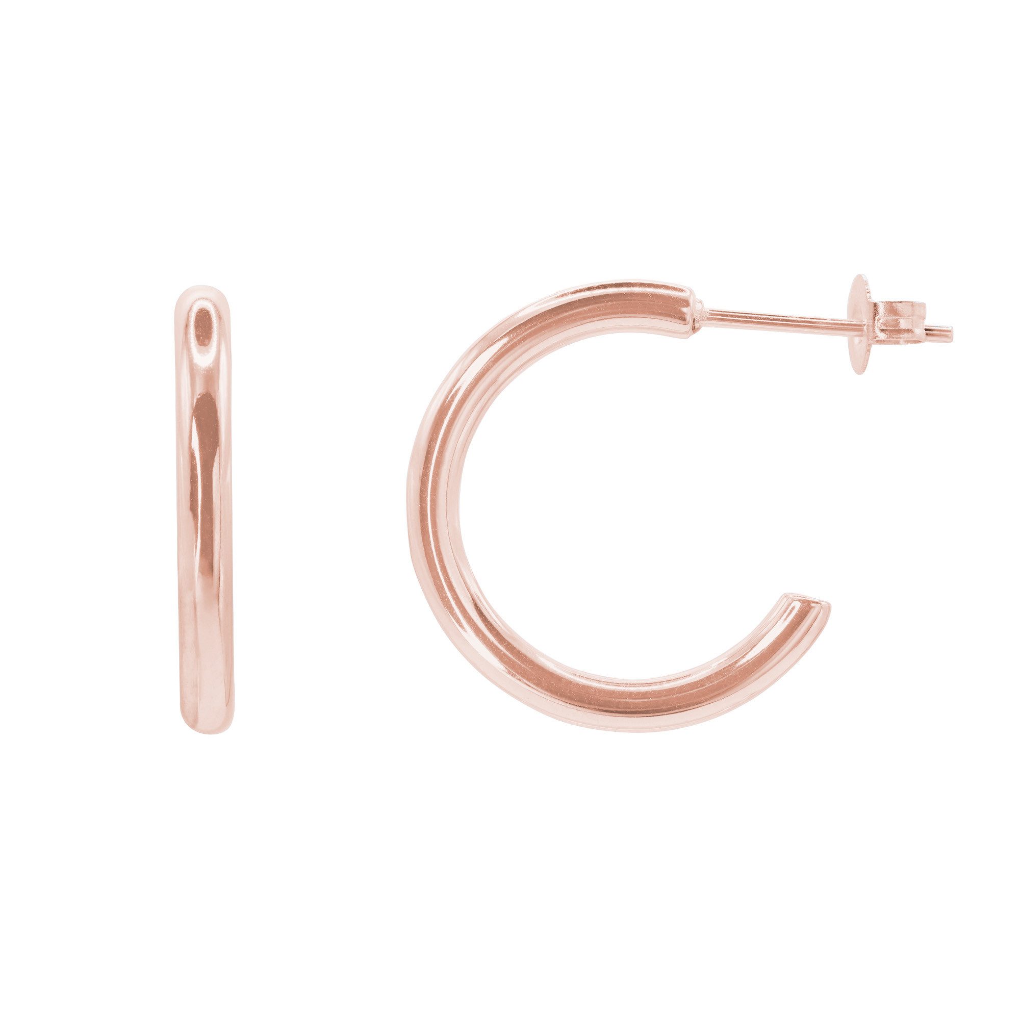Paar Ohrstecker Persis rose goldfarben