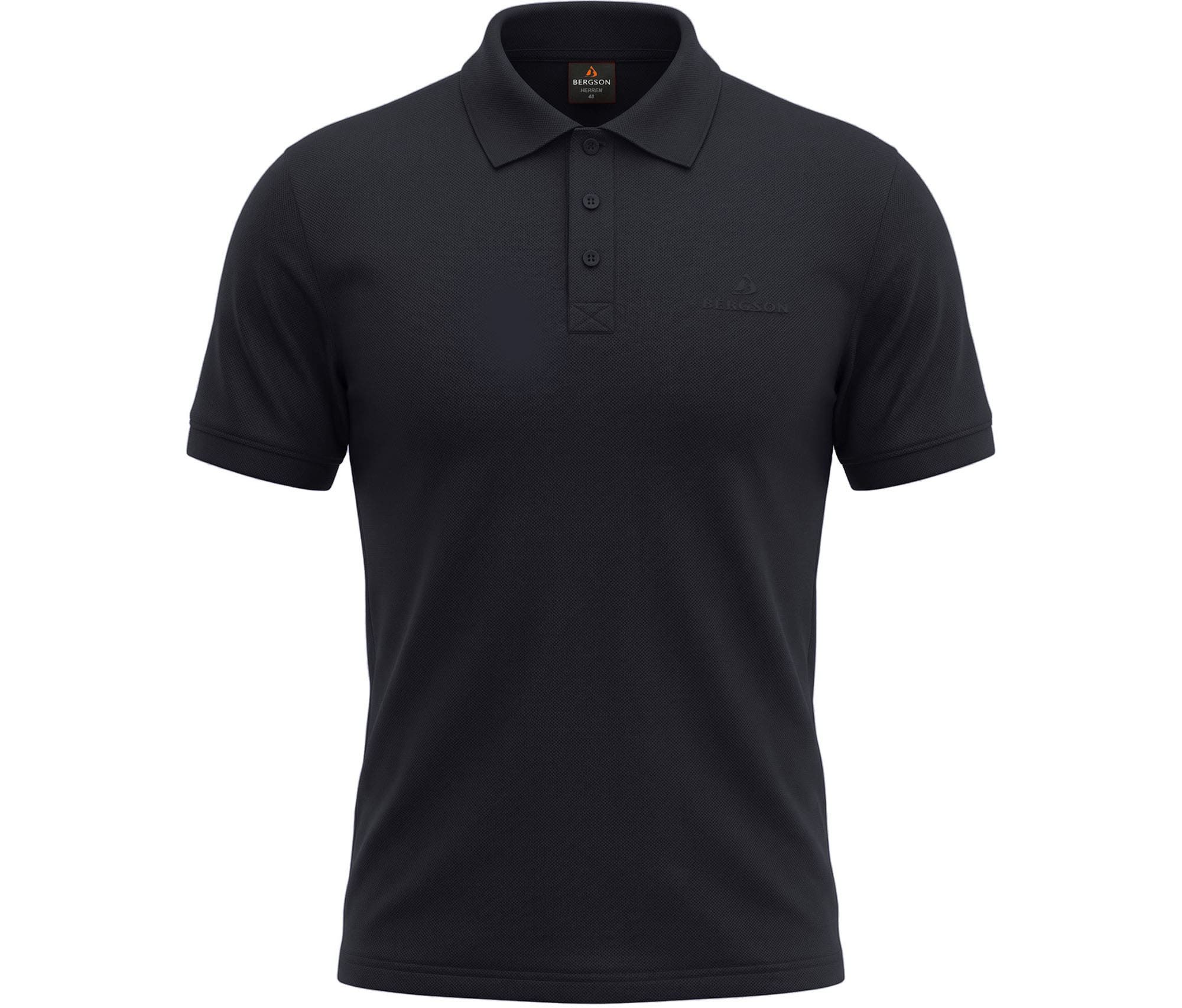 Bergson T-Shirt BAVNEN Herren PREMIUM Polo-Shirt, Pique, hoher Baumwollanteil, Normalgrößen