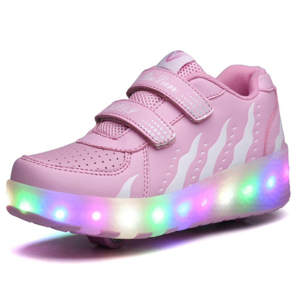HUSK'SWARE Rollschuhe, (Rollschuhe, Wiederaufladbare LED-Rollschuhe für Kinder), Wiederaufladbare LED-Rollschuhe für Kinder