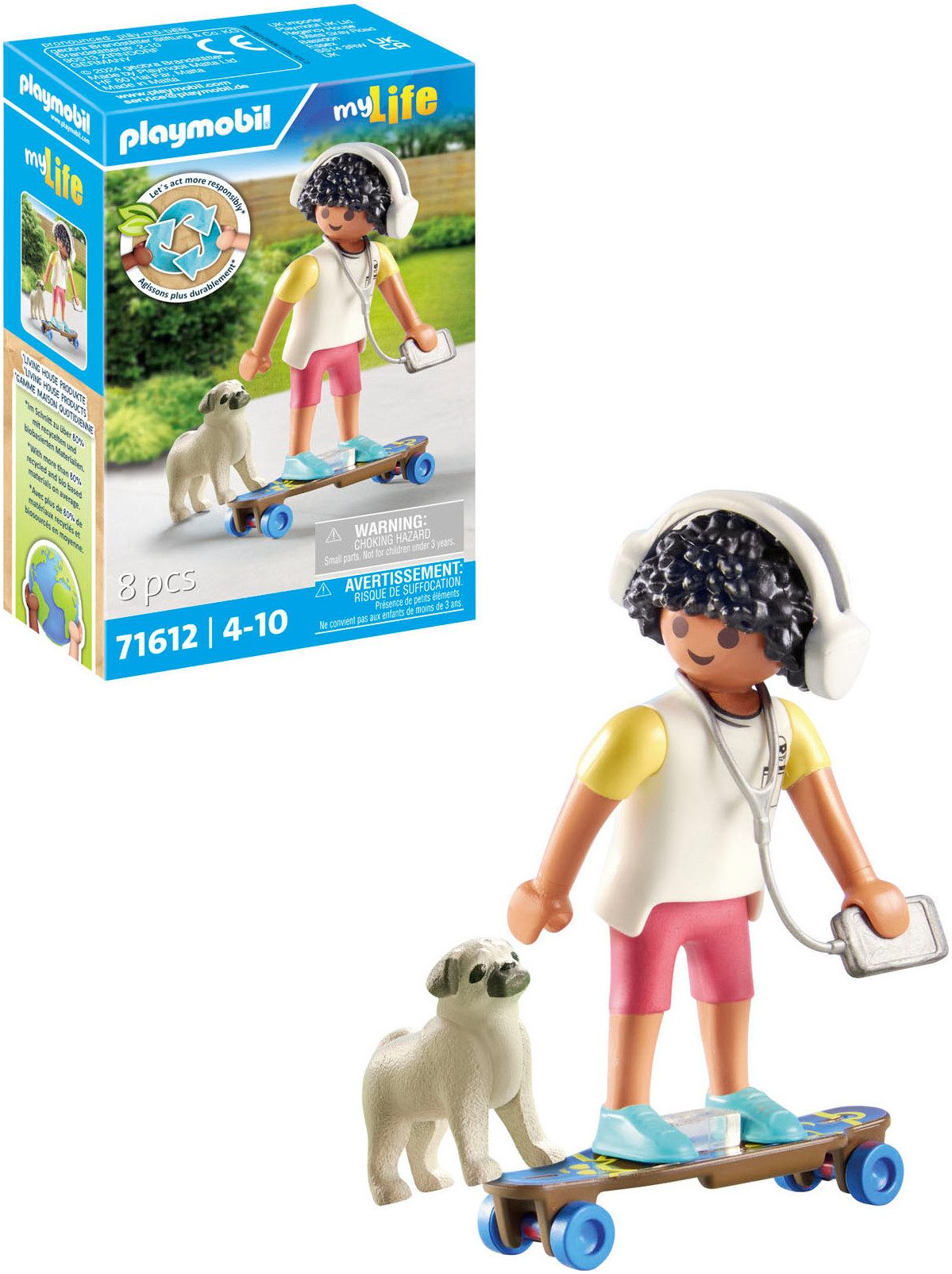 Playmobil® Junge mit Hund (71612), myLife Konstruktions-Spielset, (8 St), M günstig online kaufen