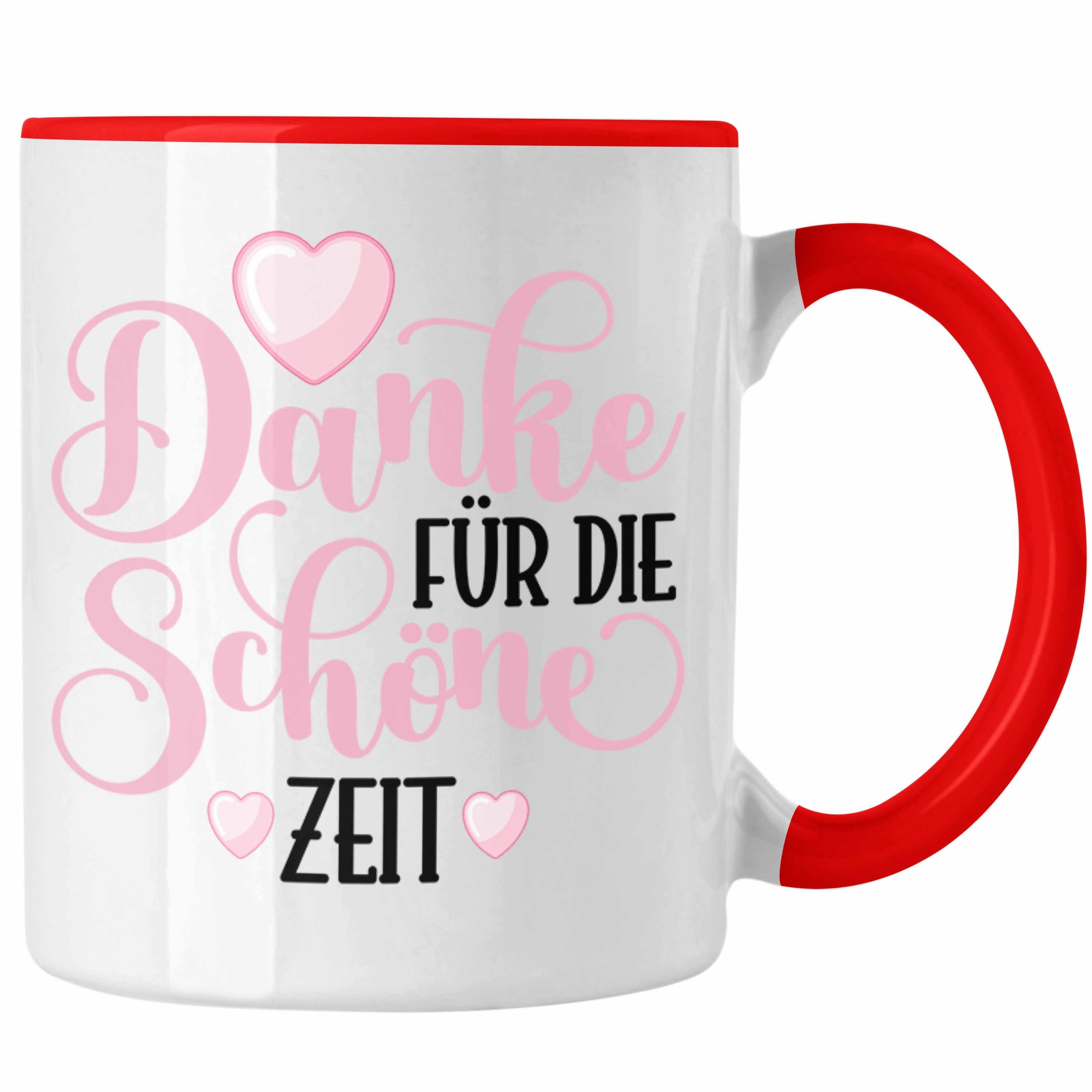 Trendation Tasse Trendation Danke für Die Schöne Zeit Tasse Geschenk
