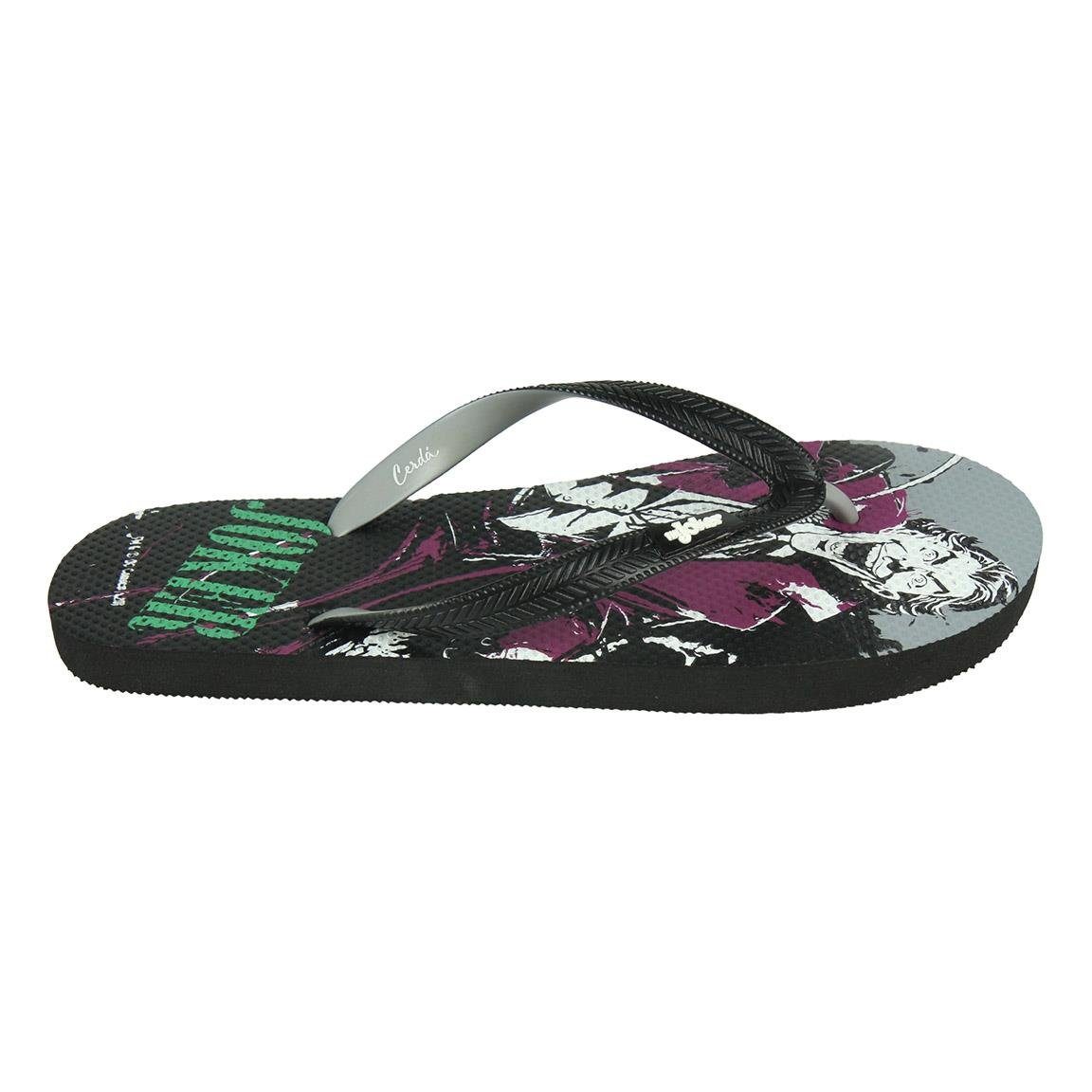 Batman DC Joker Herren Flip Flops Sandalen Zehentrenner Gr. 40 bis 44