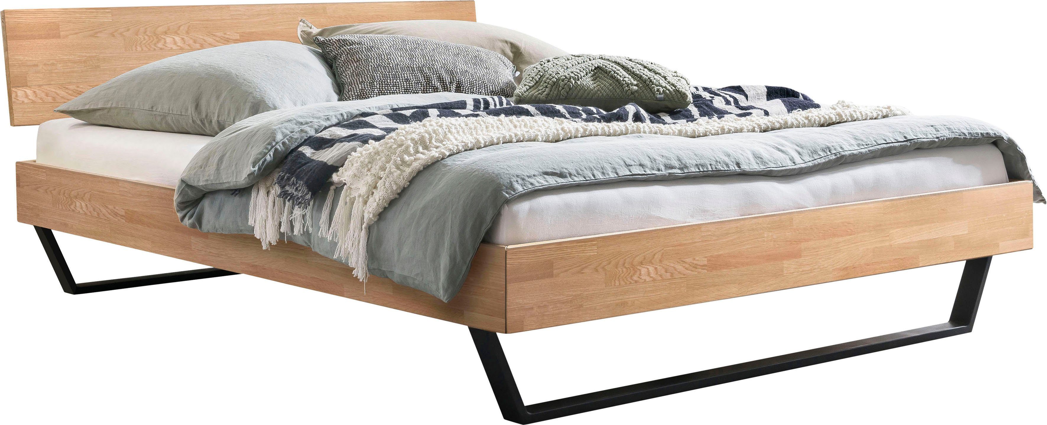 HASENA Massivholzbett Asti, mit einer Fußhöhe von 20 cm