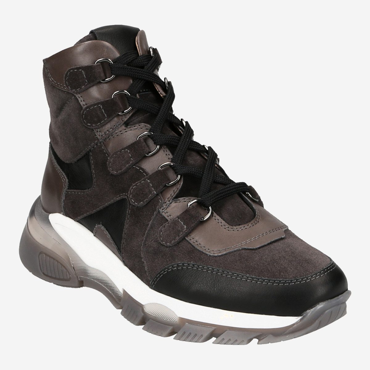 Perlato Perlato 11666 NOIR, Sneaker in Schwarz, kombiniert für Damen Sneaker