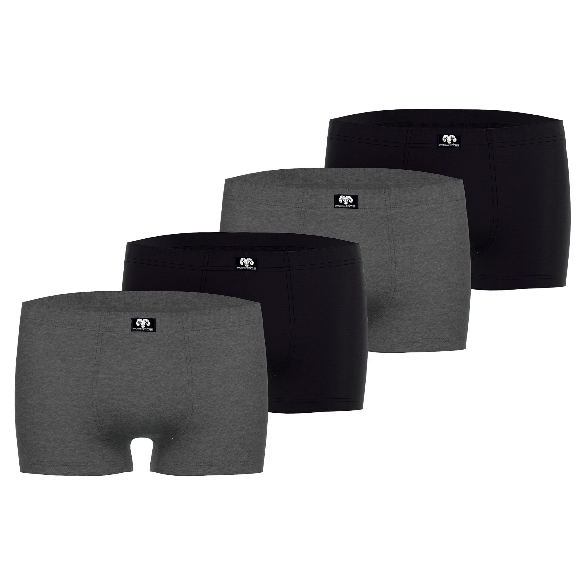 Boxer Herren Boxershort 4er Pack Baumwolle