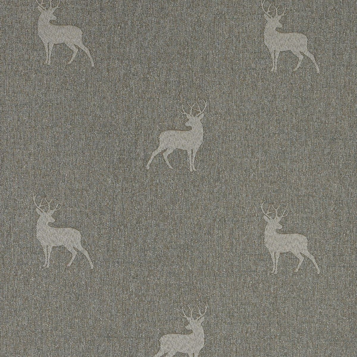 SCHÖNER LEBEN. Stoff Dekostoff Meterware Landhausstoff Wendestoff beige braun türkis 1,40m