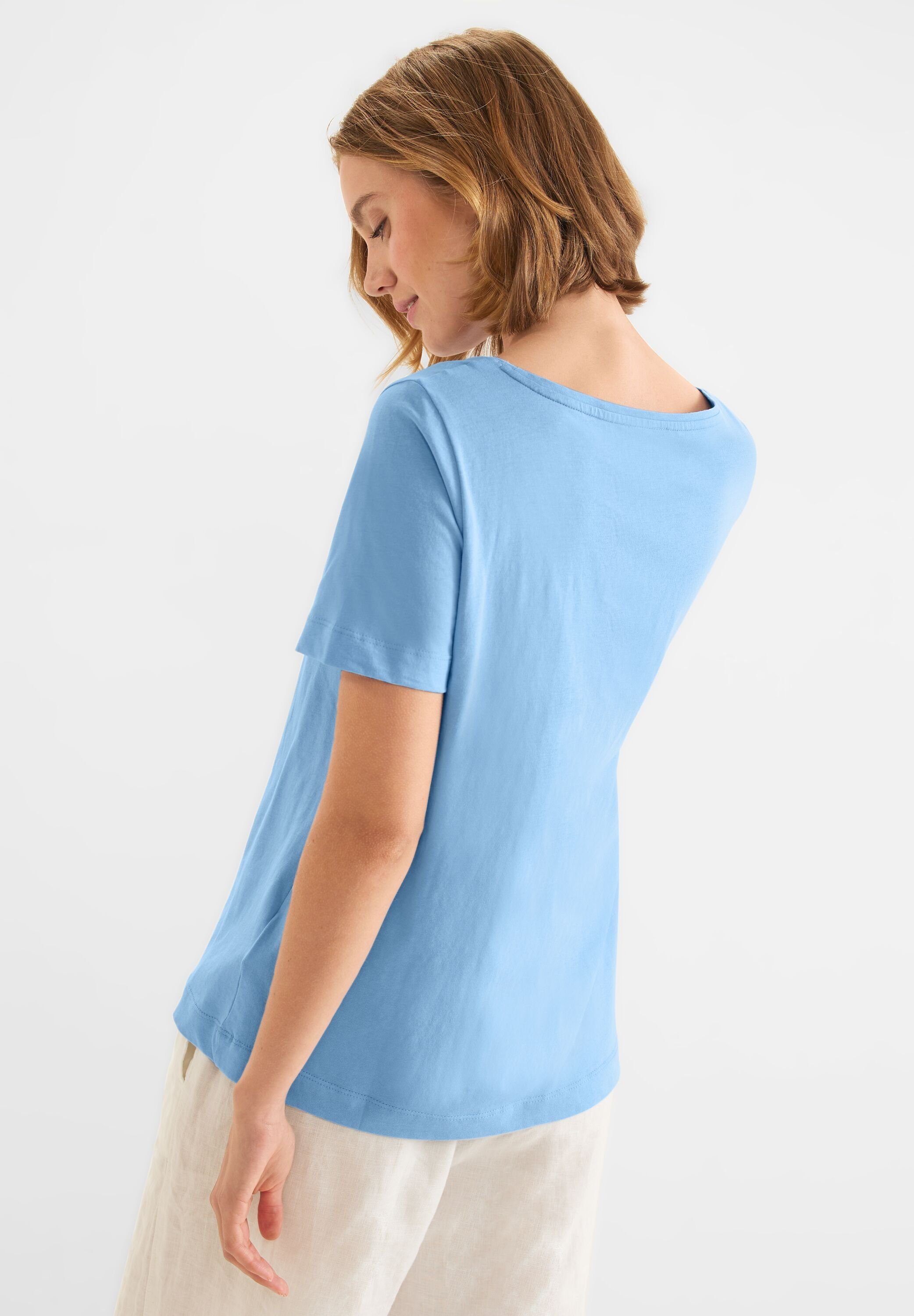 STREET Baumwolle blue splash aus reiner ONE light T-Shirt