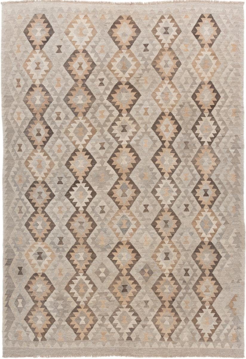 Orientteppich Kelim Afghan Heritage 199x285 Handgewebter Moderner Orientteppich, Nain Trading, rechteckig, Höhe: 3 mm | Kurzflor-Teppiche