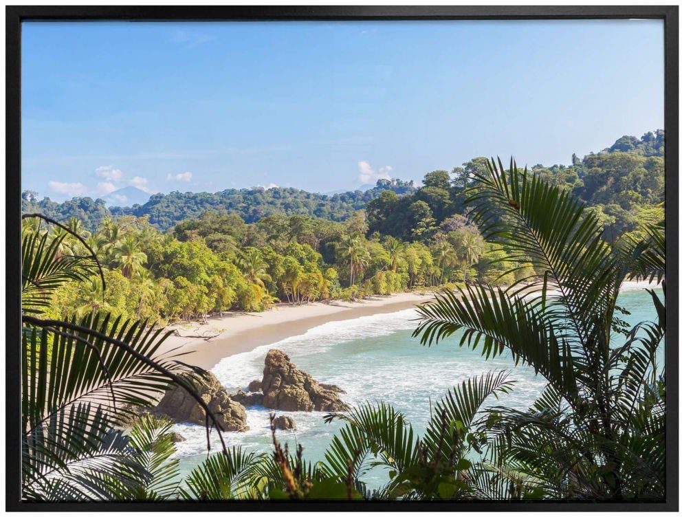 Dschungelblick Wandbild, Bild, St), Wall-Art Rica, Poster Wandposter (1 Costa Landschaften Poster,