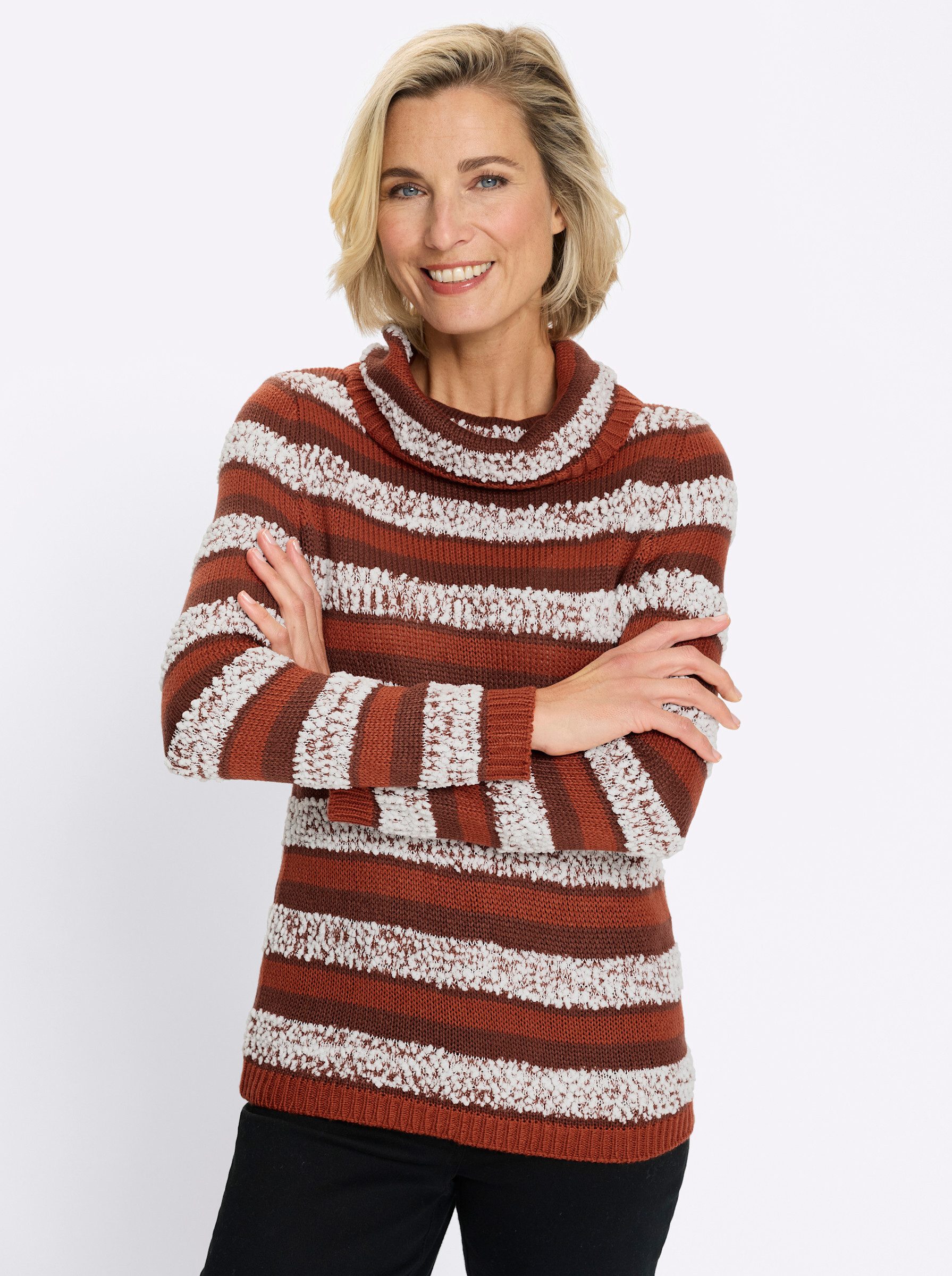 Sieh an! Strickpullover Langarm-Pullover Langarm Jersey