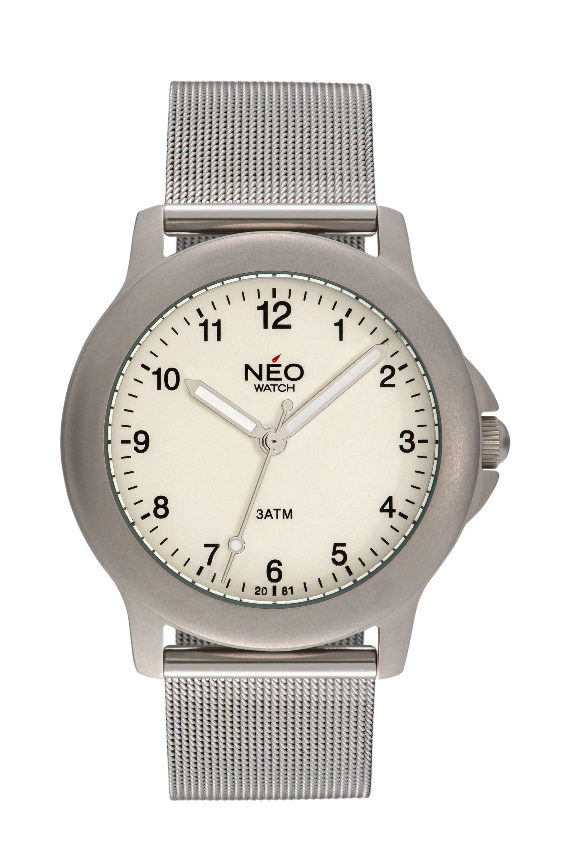 Neo Watch Quarzuhr Pure Silver Silber N5-010
