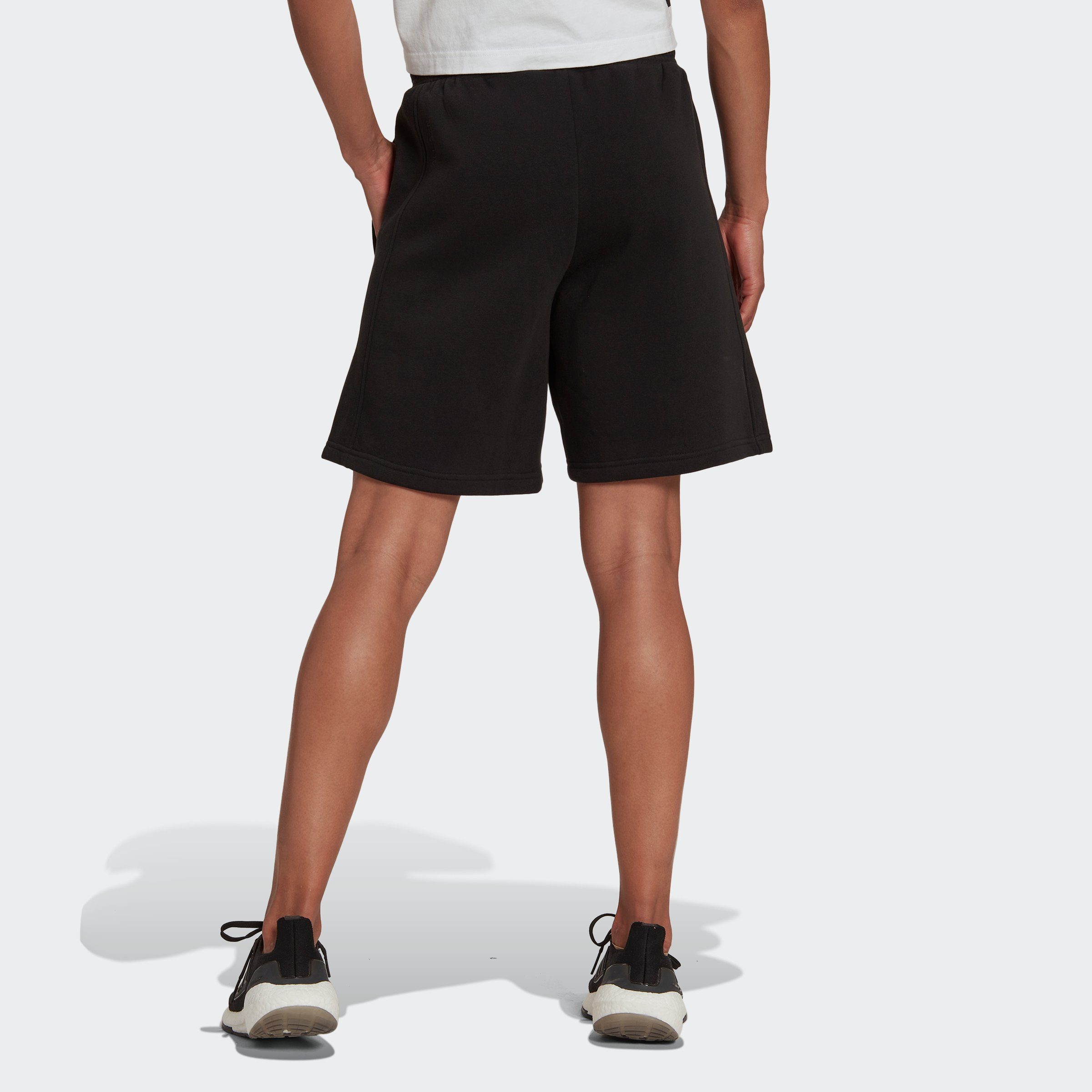 SZN Black Sportswear Shorts ALL (1-tlg) adidas FLEECE