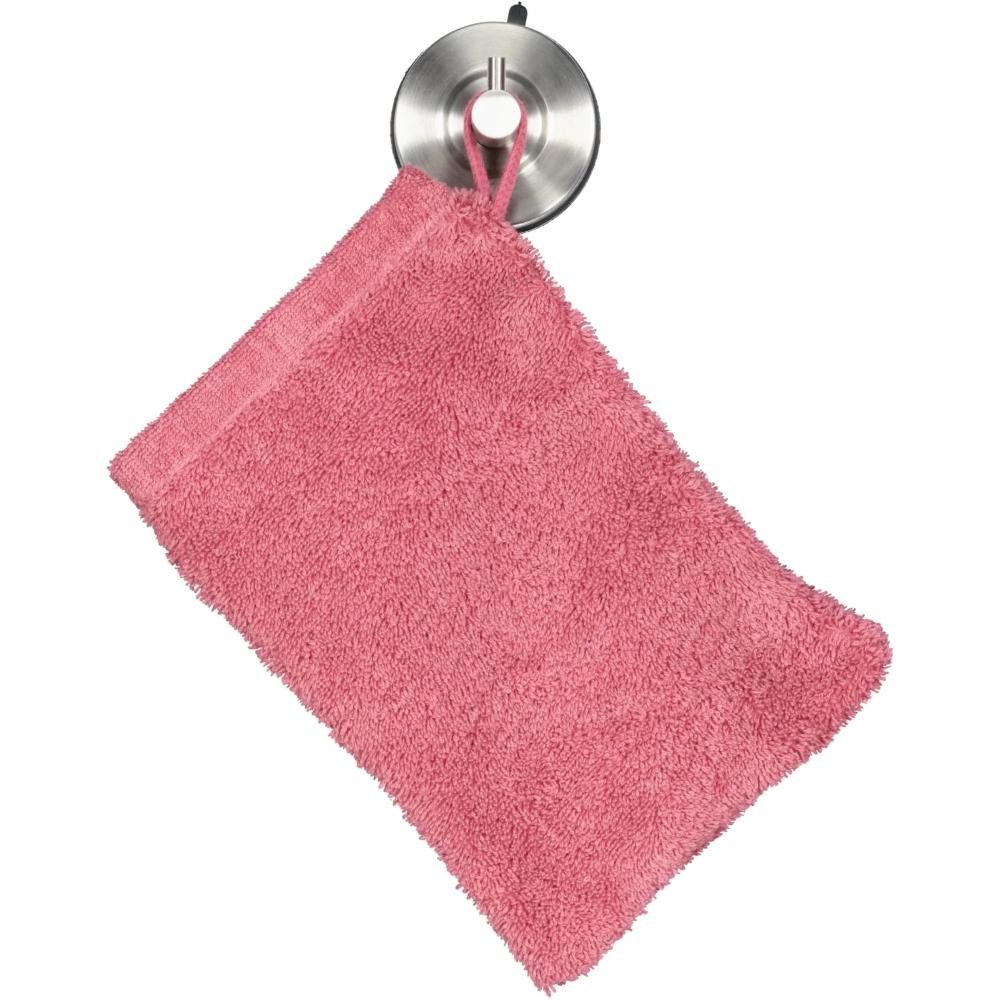 Cawö Badetücher Waschhandschuh Lifestyle Uni Beere (16x22 cm)