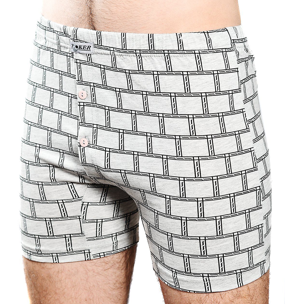 Toker Collection® Boxershorts Herren Boxershort kariert günstig online kaufen