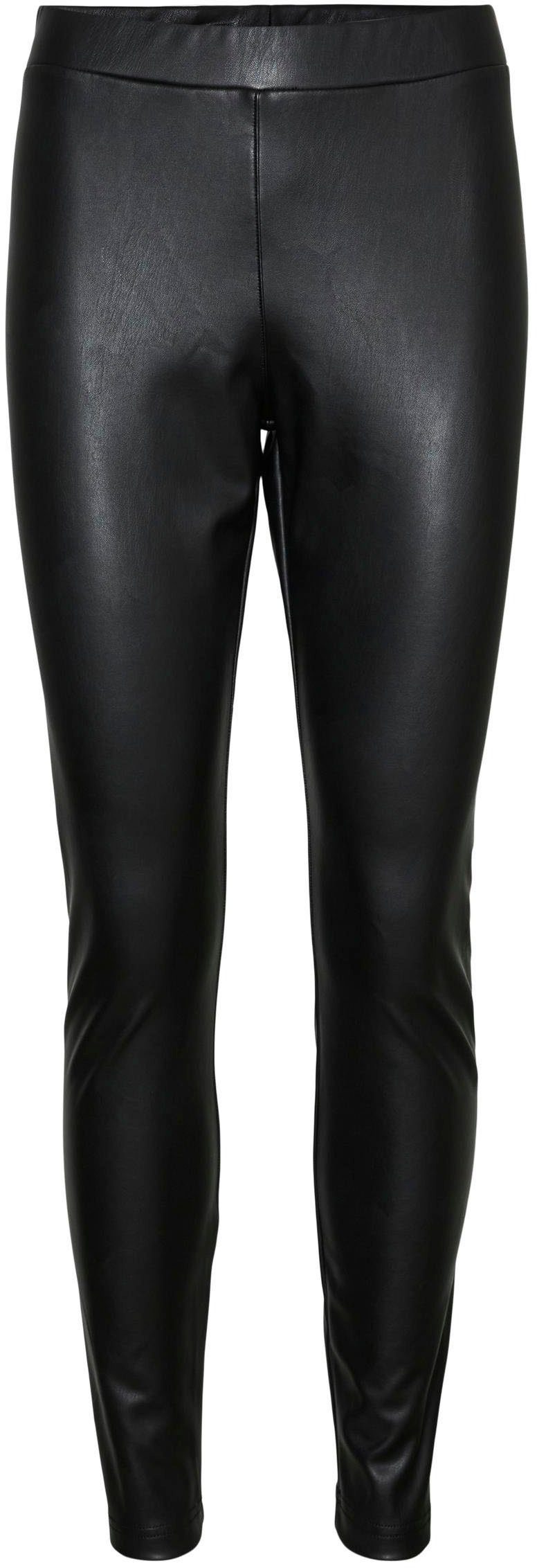 Vero Moda LEGGING VMGAYA Lederimitathose MR PL