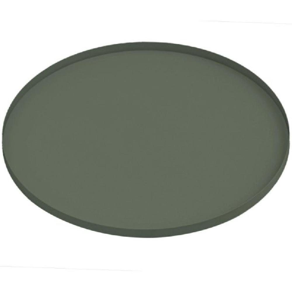 Present Time Tablett Tablett Round Iron Jungle Green