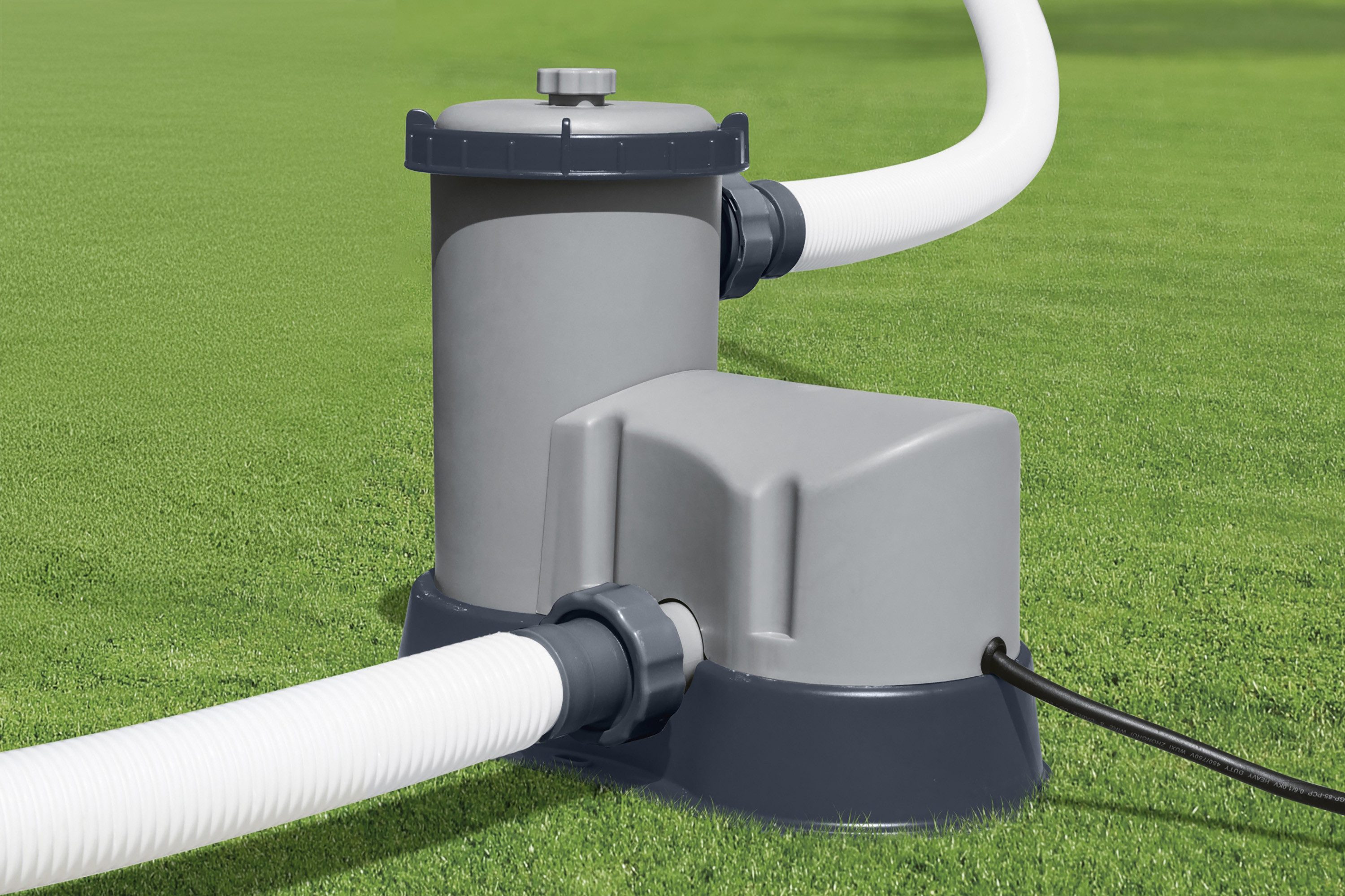 Bestway Framepool Steel Pro MAX™ (Set, Inkl. Filterpumpe), Ø 549 x 132 cm, rund