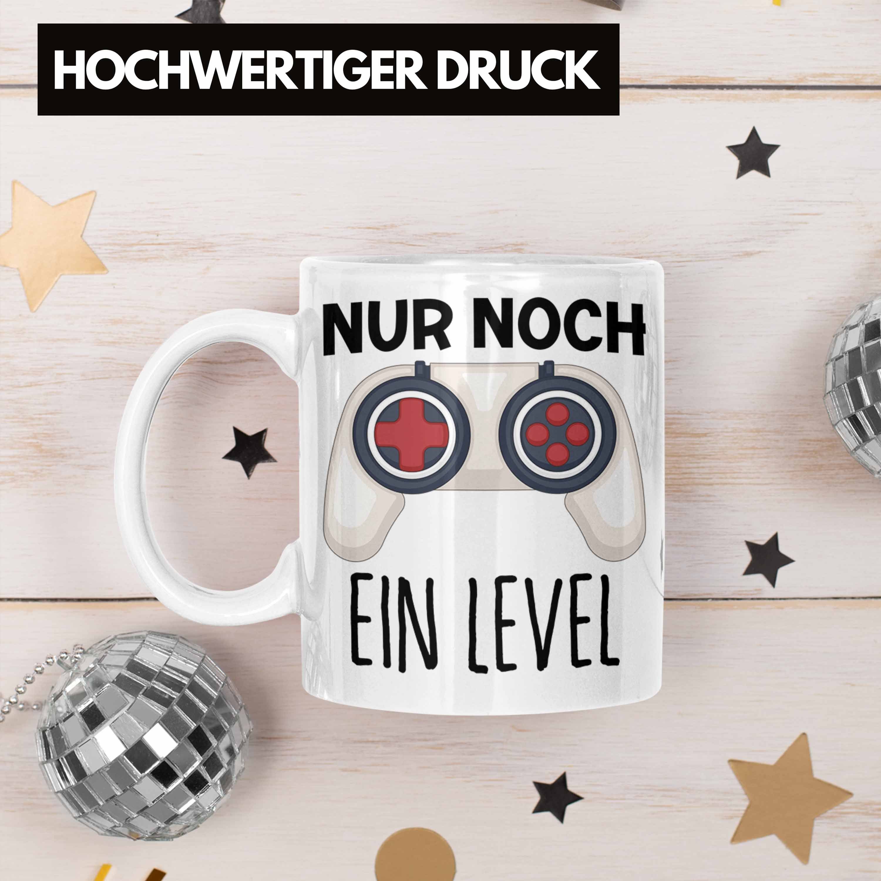 Tasse Level Spruch Trendation Geschenk Ein Tasse - Weiss Trendation Noch Zocker Nur Gamer für