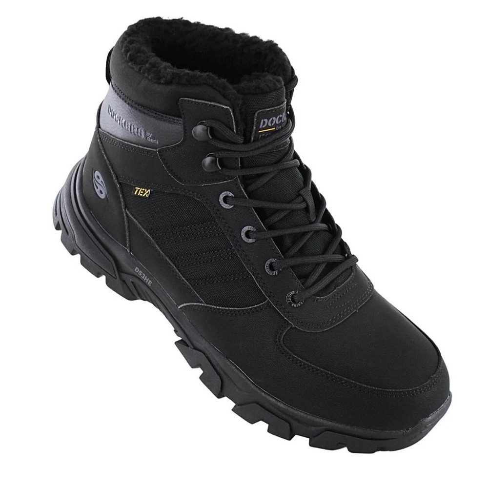 Dockers by Gerli Herren Boots Freizeit Stiefel Winterschuhe 53HE102-657101 Stiefelette Komfort