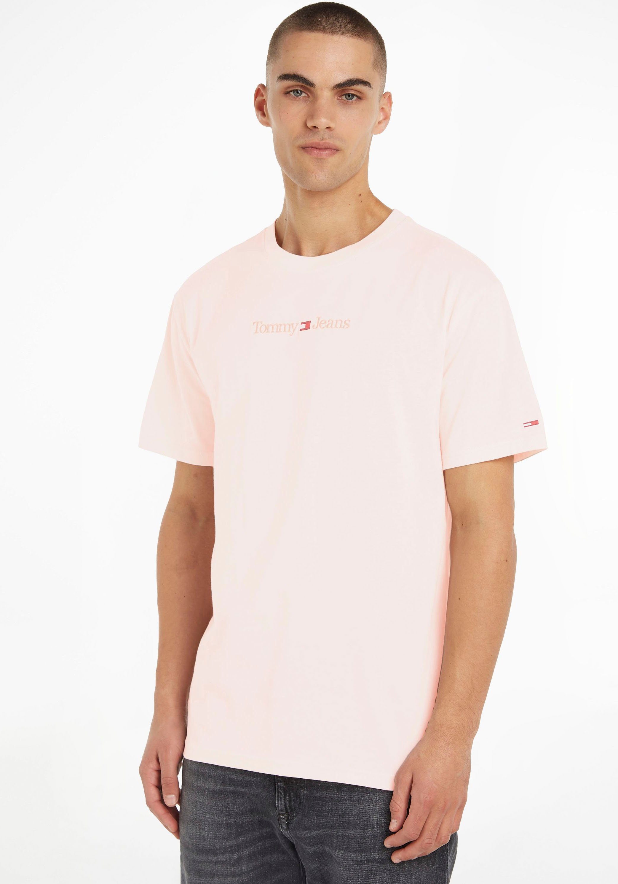 CLSC Faint TJM TEE TEXT SMALL Pink Tommy Jeans T-Shirt