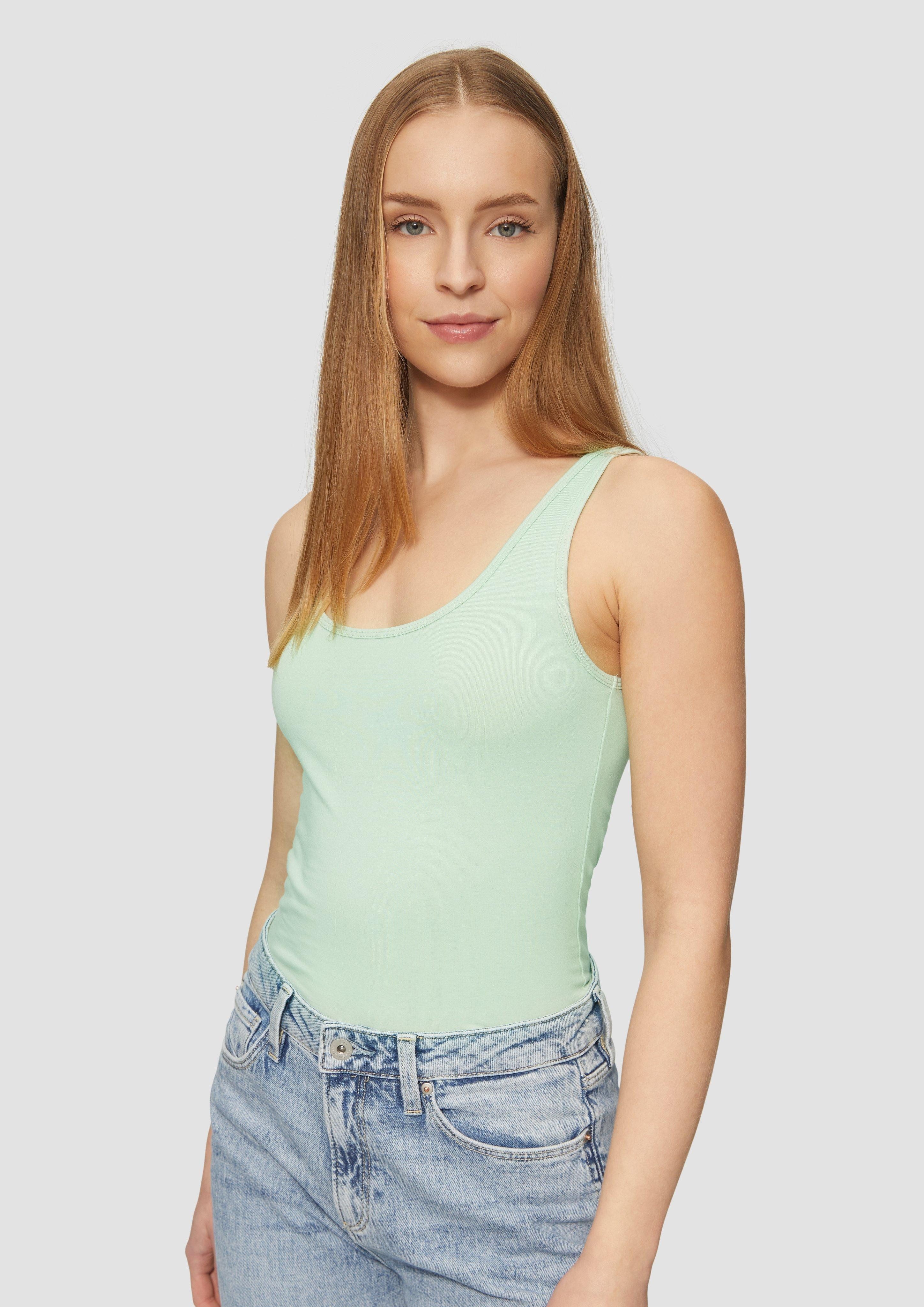 Shirttop Top aus Baumwollersey