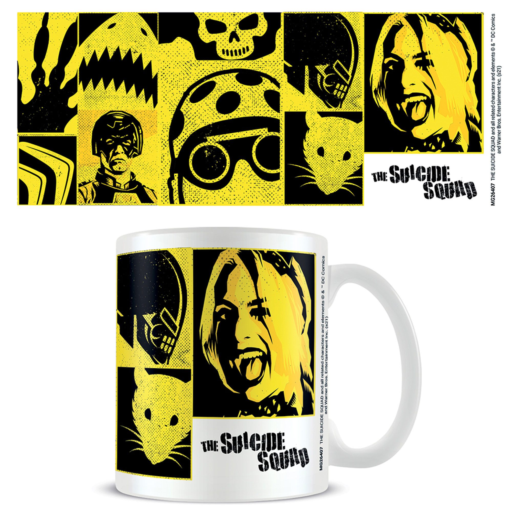 Tasse Suicide Squad, The - Lizenz Tassen - Warning
