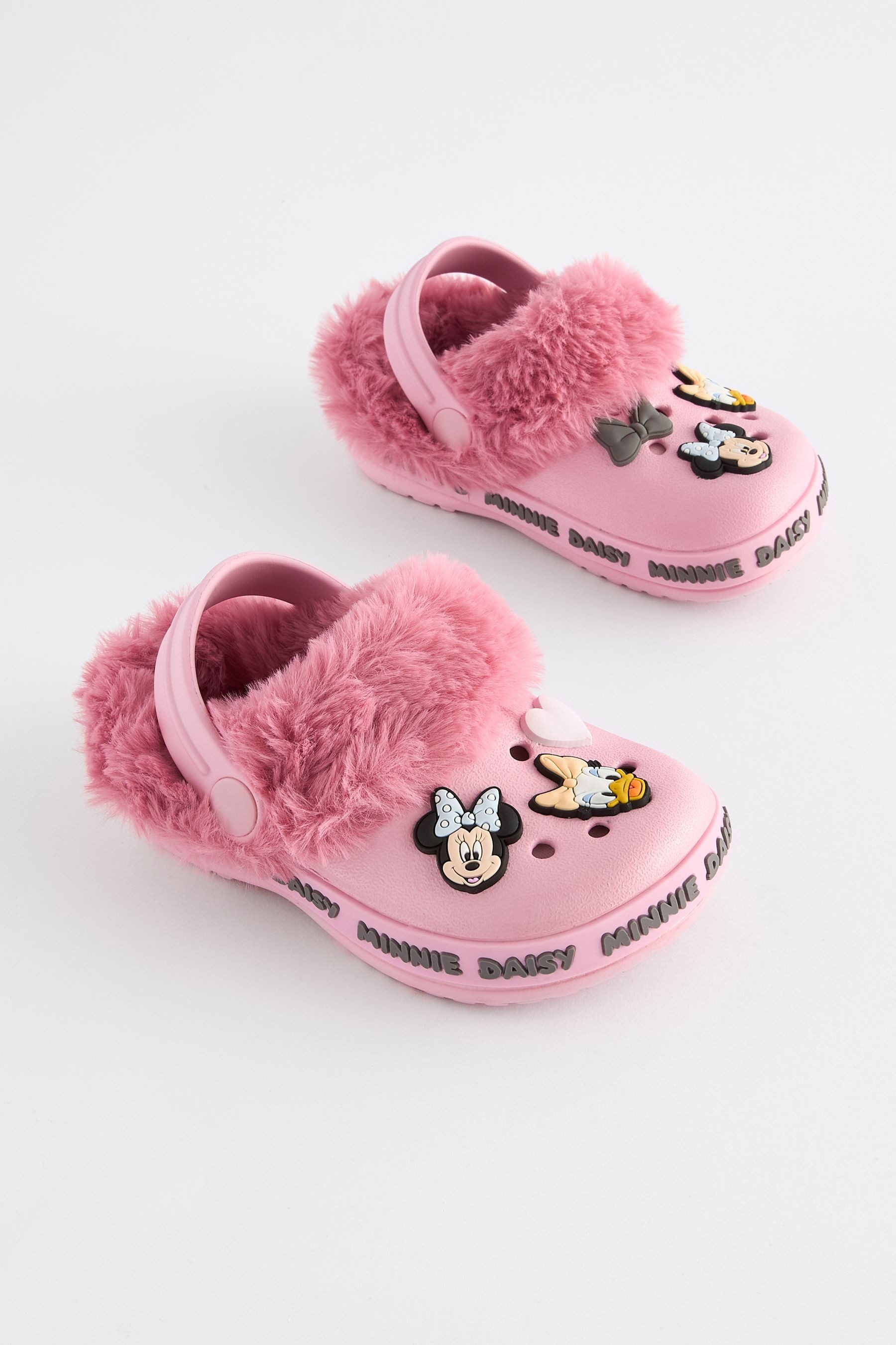 Next Clog-Hausschuhe mit Kunstfellfutter, Minnie Mouse Hausschuh (1-tlg)