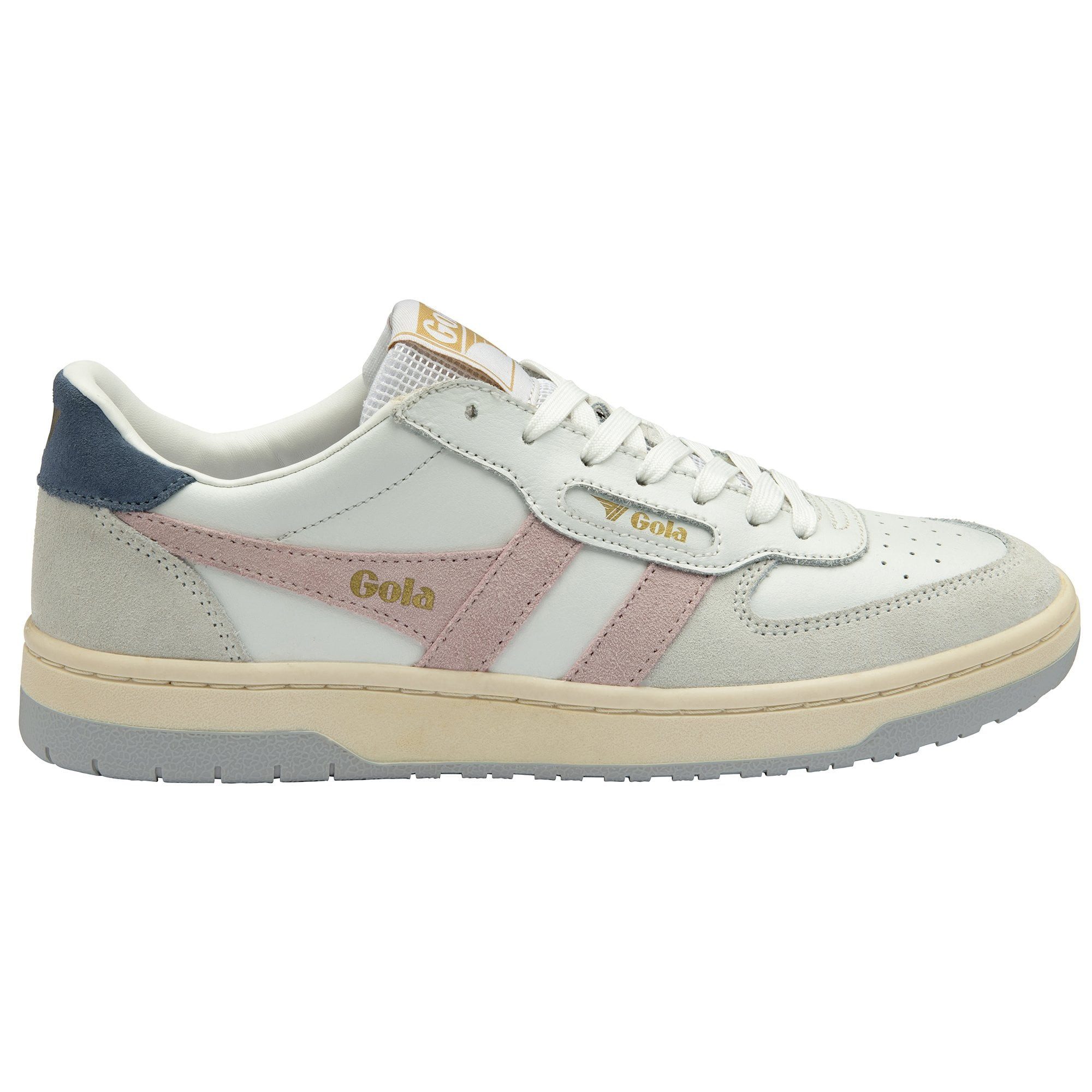 Gola Hawk 2024 weiss/rosa/dunkelblau Damen Sneaker günstig online kaufen