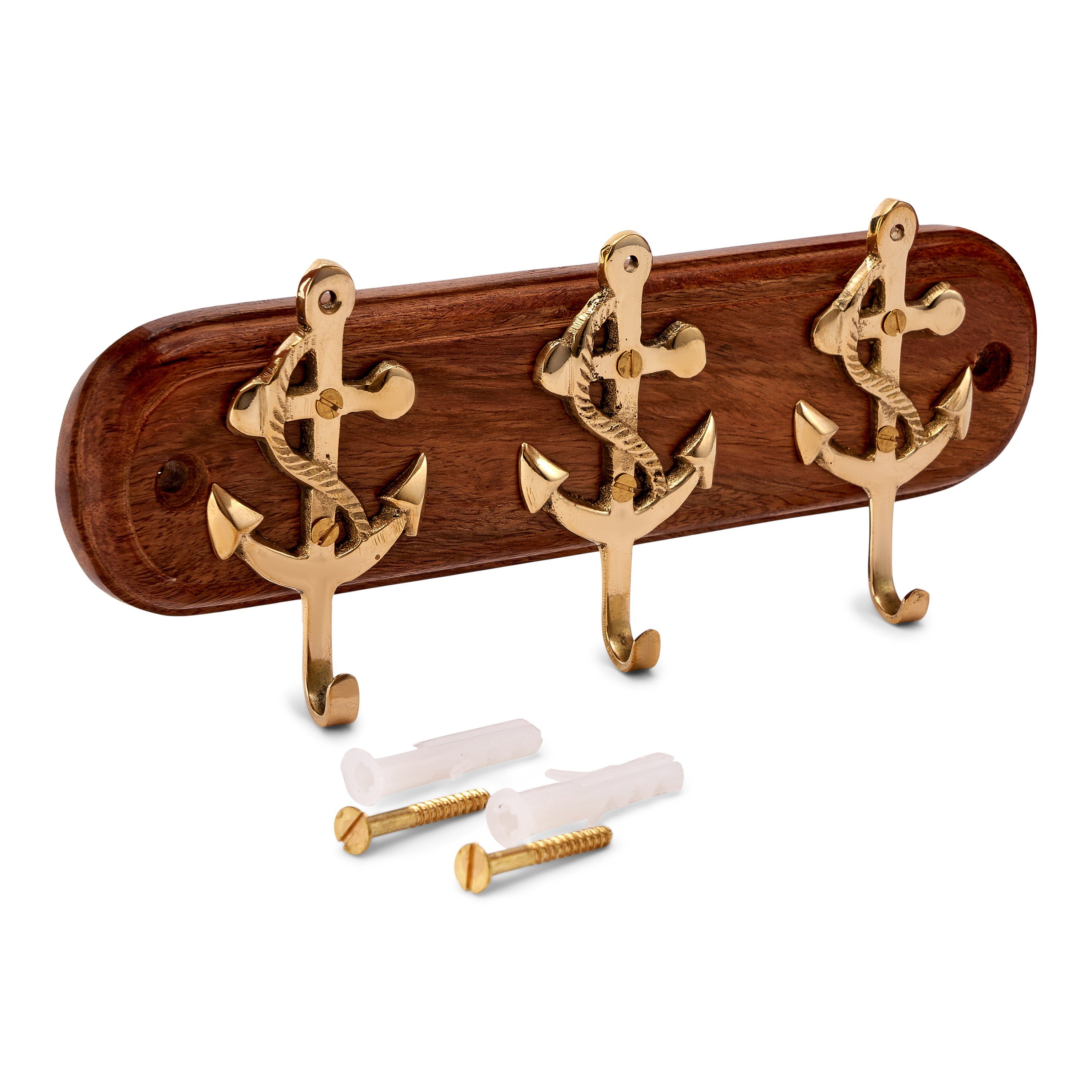 NKlaus Wandhaken Maritim Schlüsselhaken Anker 18x7cm günstig online kaufen