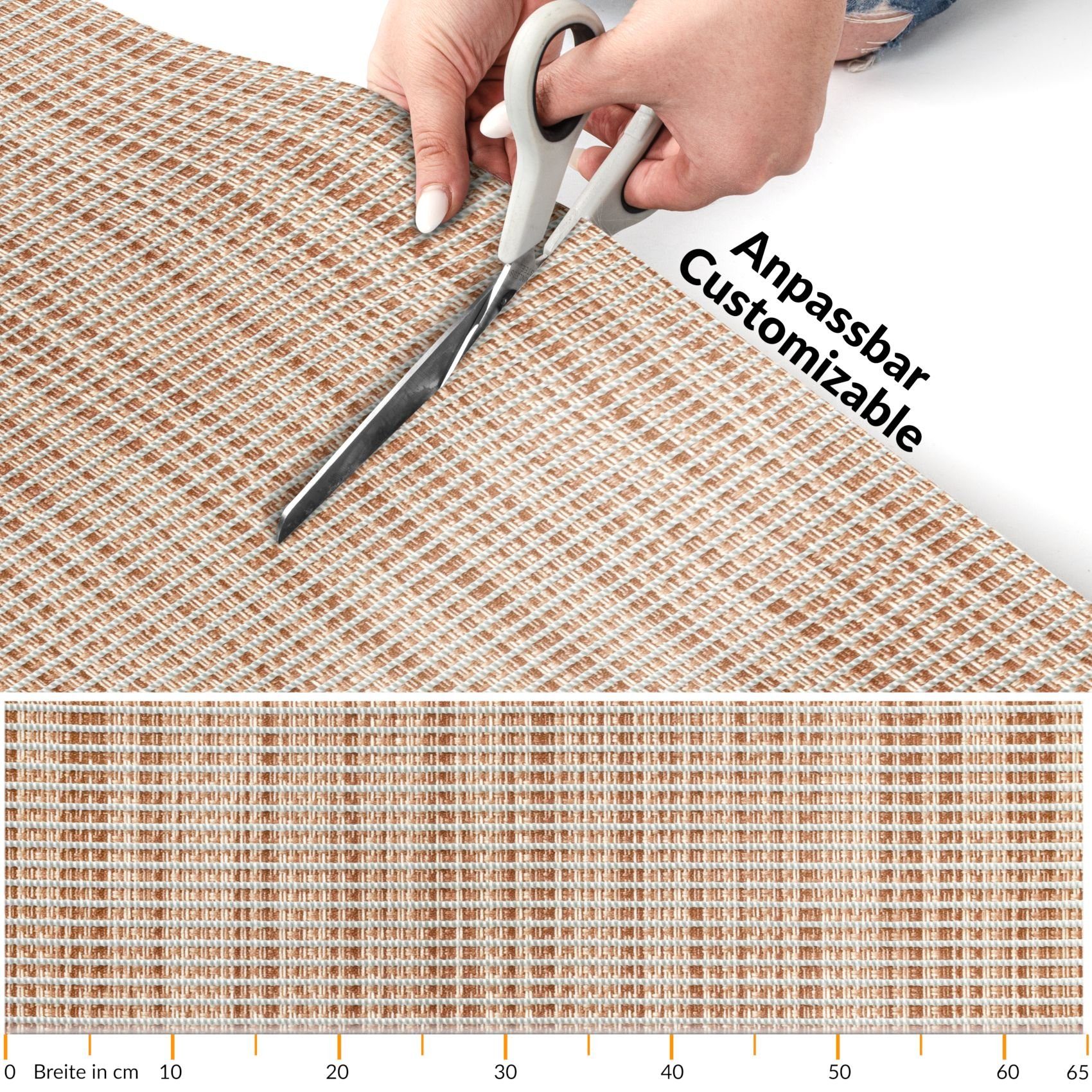 ANRO Schaum-Badematte Antirutschmatte Weichschaummatte Badezimmer Entspannung, Höhe 5 mm, wasserdurchlässig, pflegeleicht, Rillen, rutschhemmend, Drainage Effek – Bild 3 von 5